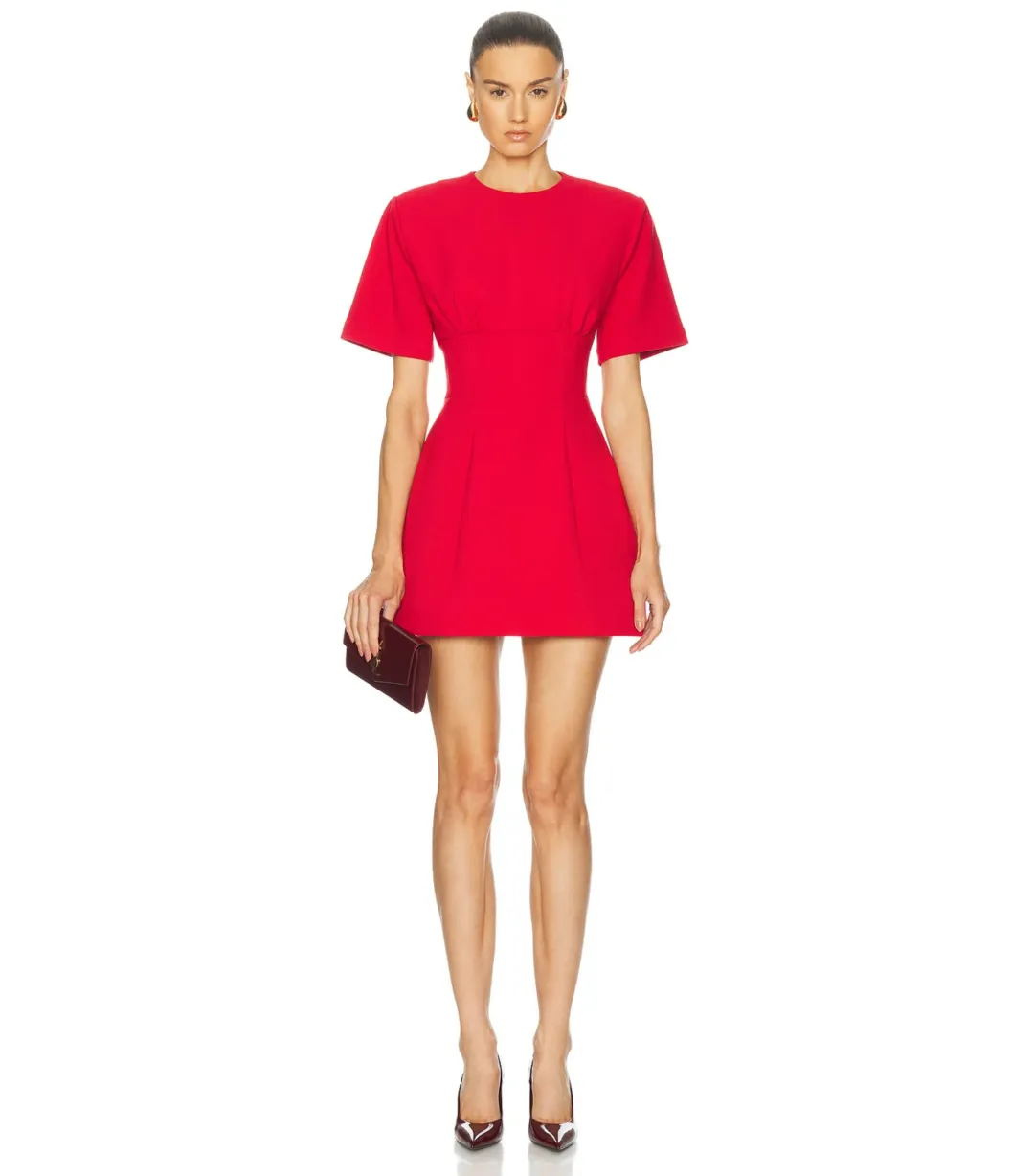 Rachel Gilbert Dover Mini Dress Red Size 1 / AU 8  for rent on The Volte - main image