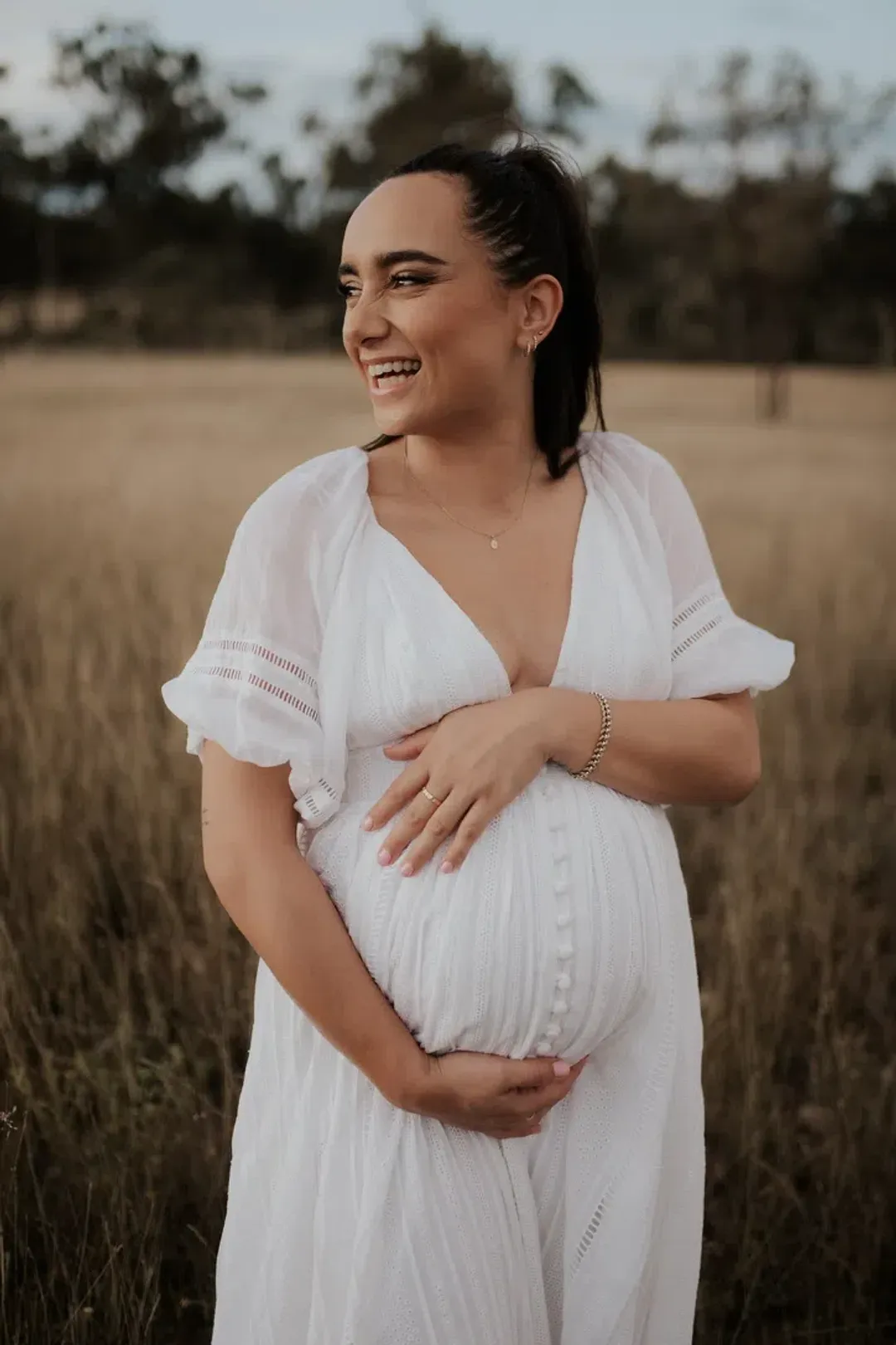 Joslin Studio Julianna Linen Ramie Maxi Dress Optical White Size 8 for rent on The Volte - main image