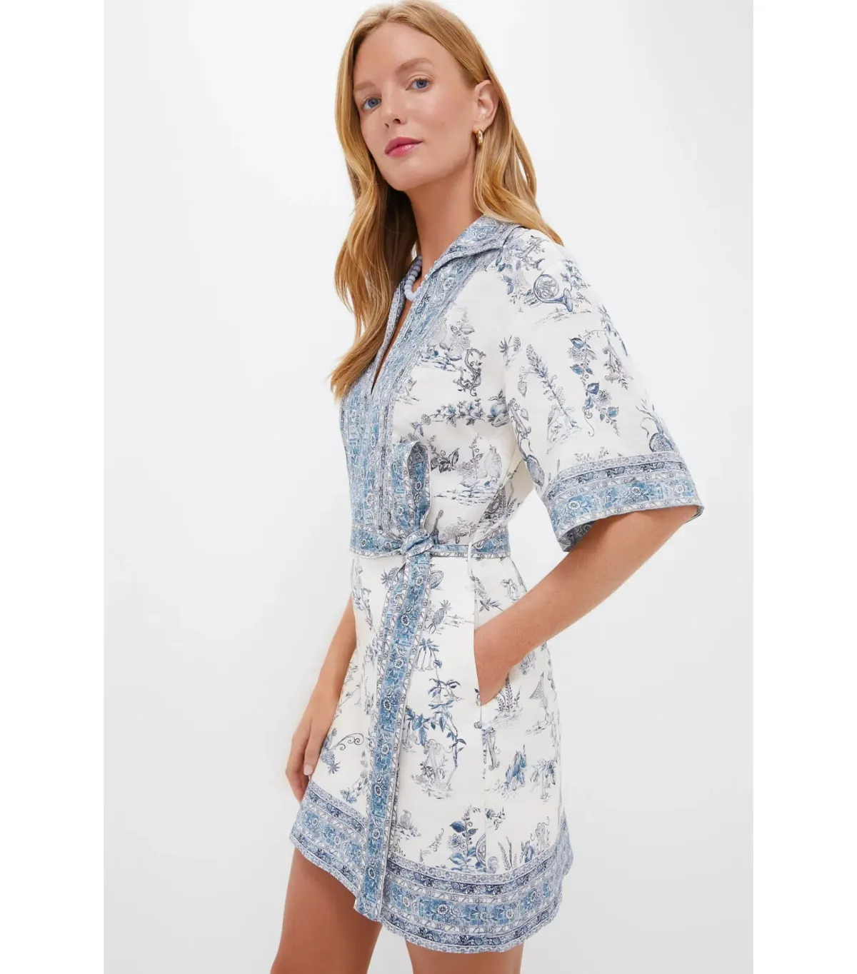 Alemais Casa Mini Dress Print Size AU 6 - Image 3