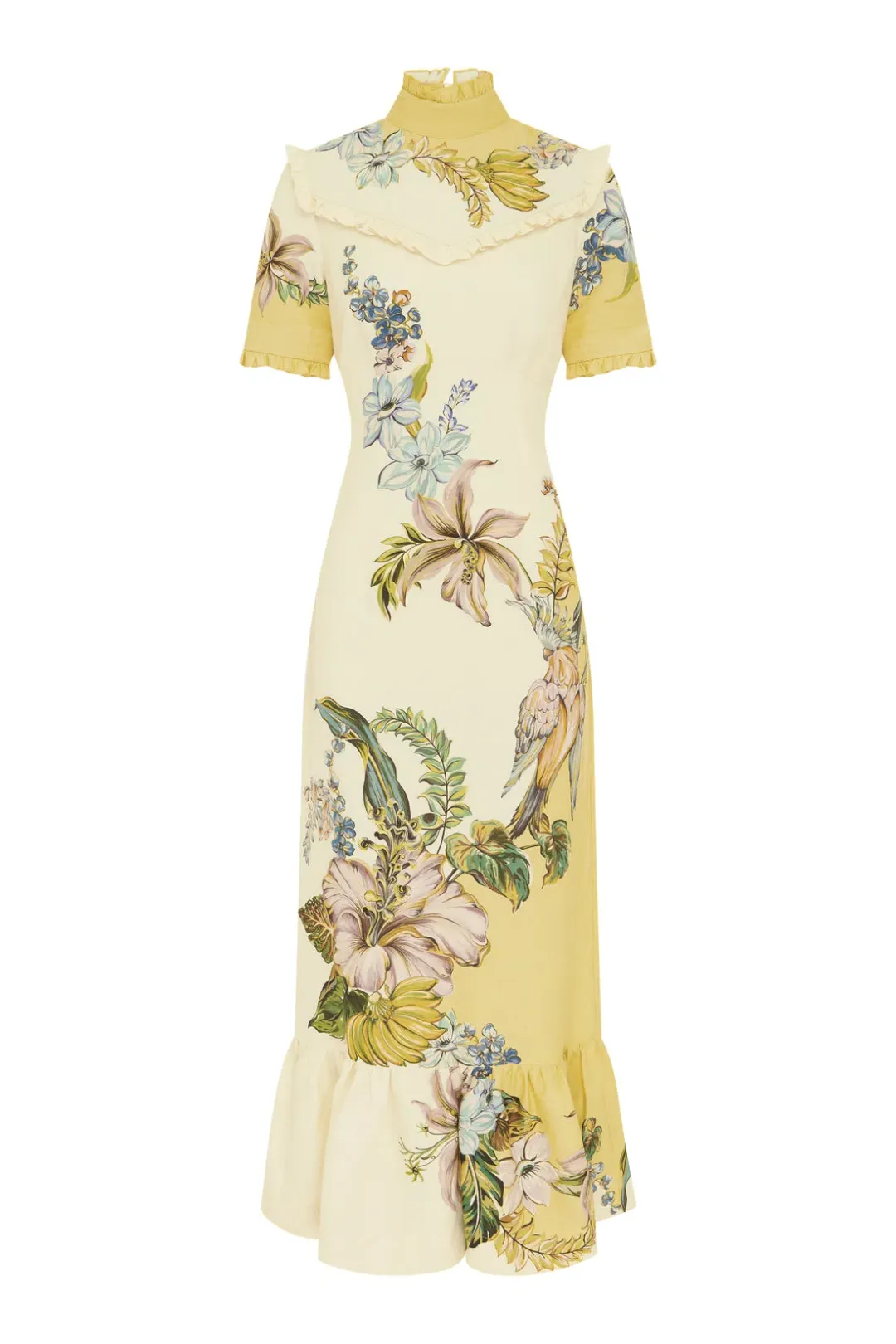 Alemais Oleander Midi Dress Print Size AU 14 for rent on The Volte - main image