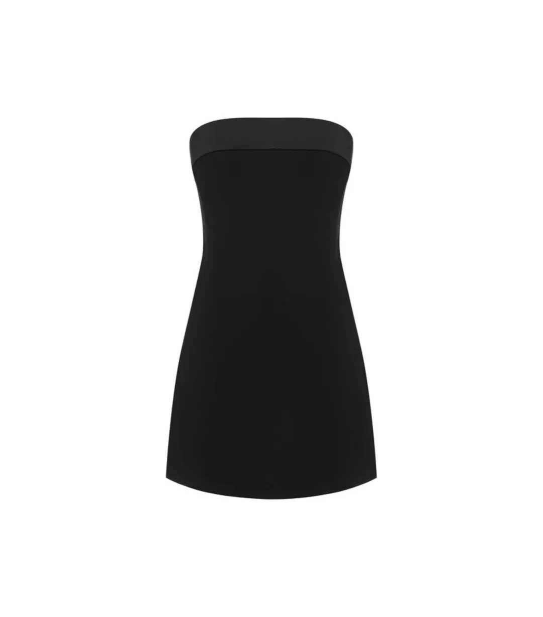 With Jean Chloe Corset Dress Black Size XS / AU 6 for rent on The Volte - main image