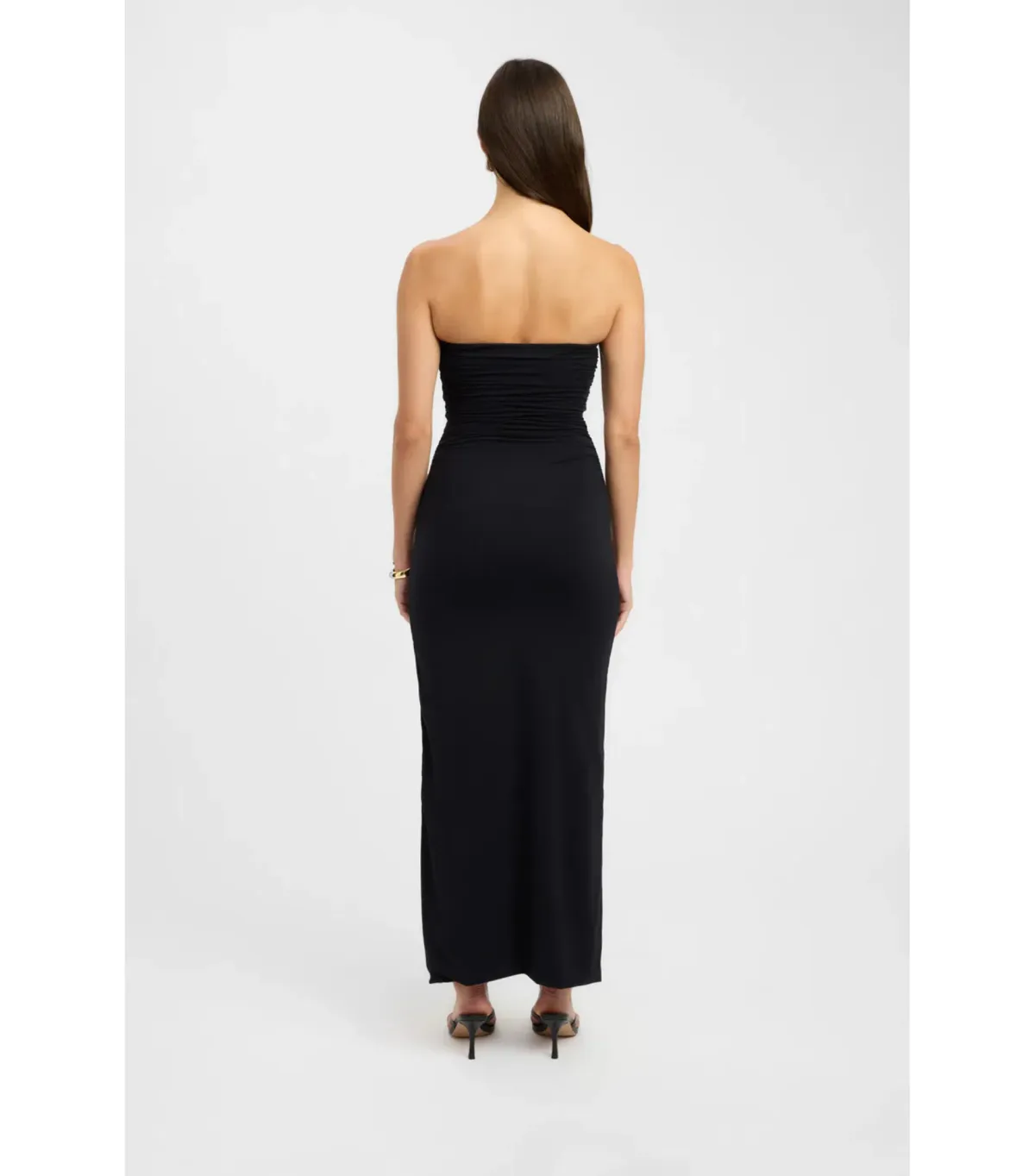 Kookai Tayla Trim Maxi Dress Black Size AU 6 - Image 3