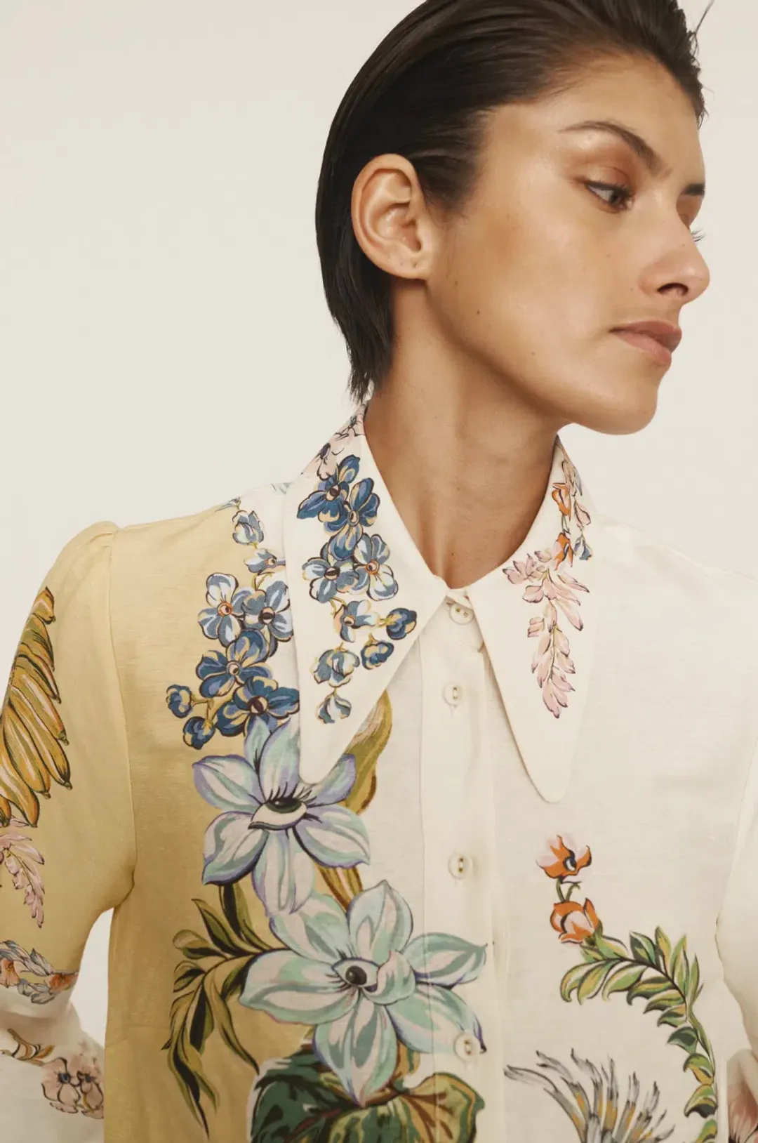 Alemais Oleander Mini Dress Print Size AU 8  for rent on The Volte - main image