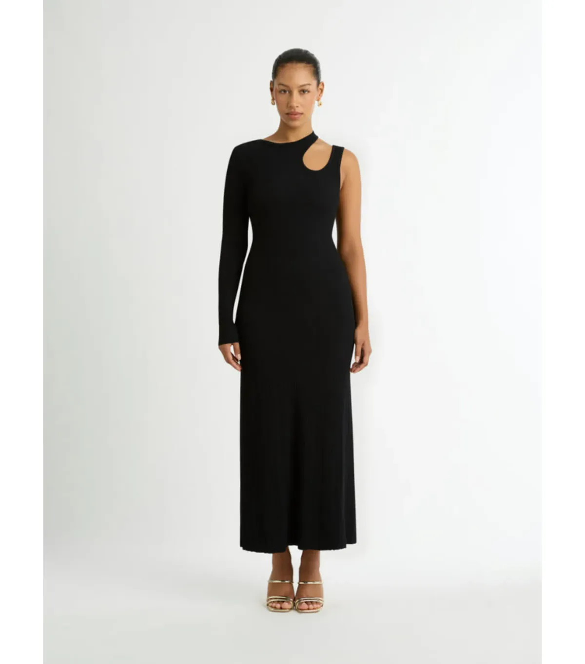 Sheike Camille Midi Dress Black Size AU 12  - Image 1