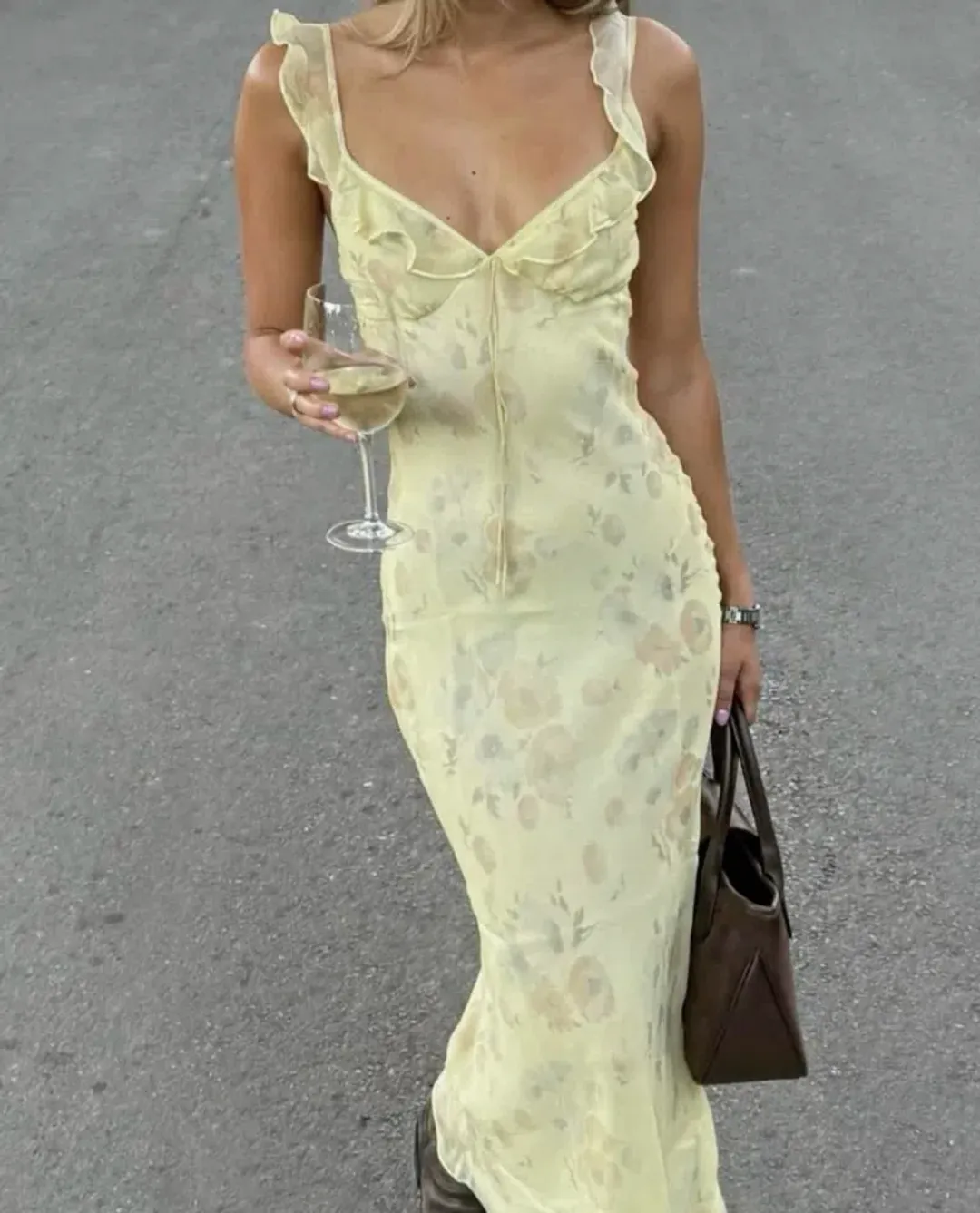 Realisation Par Heidi Maxi Dress in Zinnia Floral Print Size S / AU 8 for rent on The Volte - main image