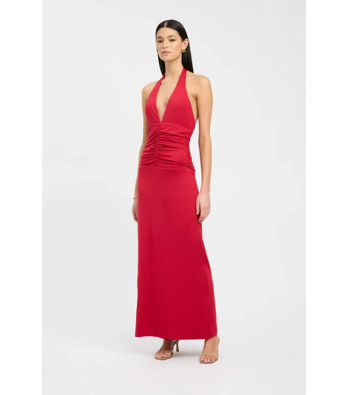 Kookai Brooklyn Maxi Dress in Scarlet Size AU 6 - Image 1