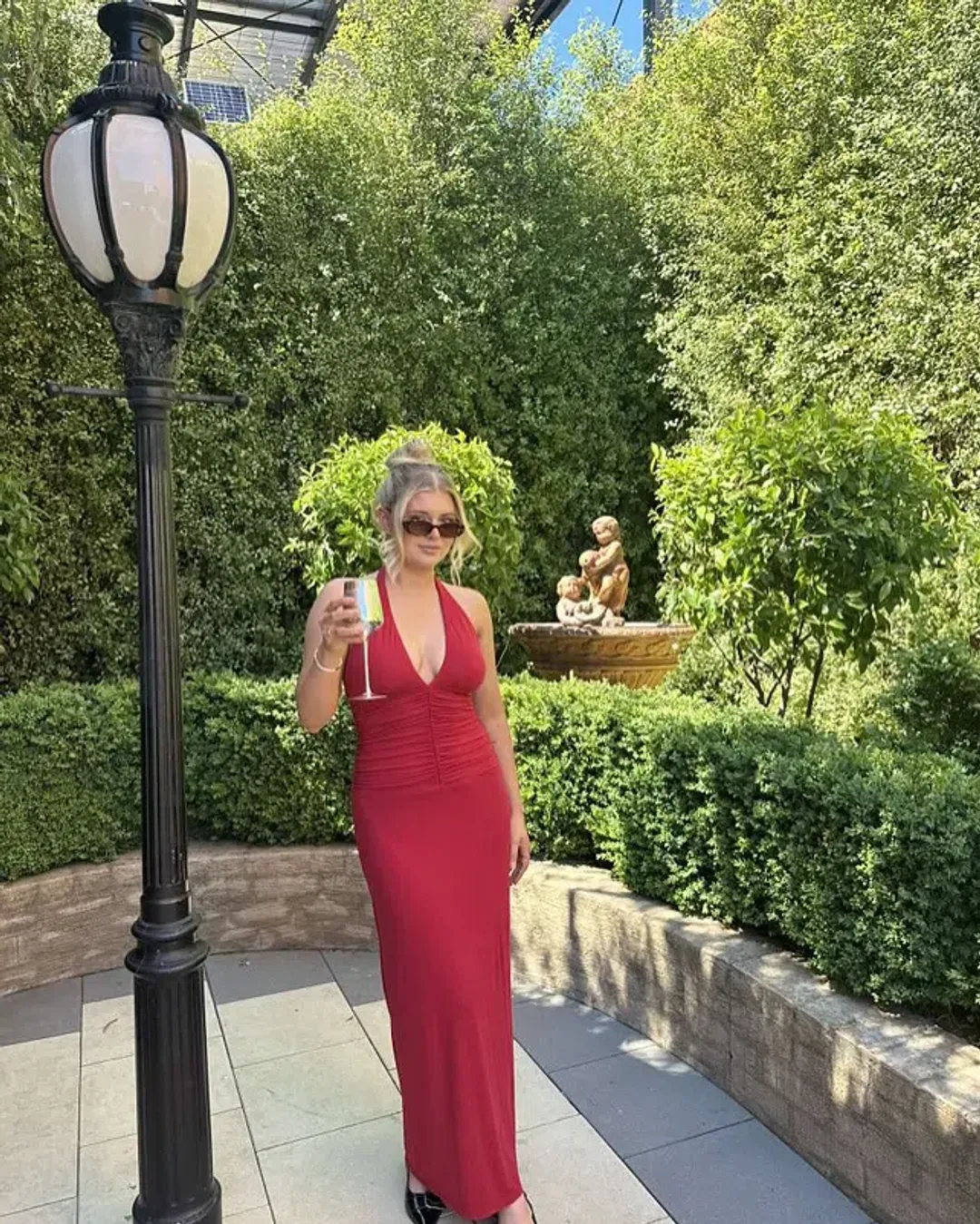 Kookai Brooklyn Maxi Dress in Scarlet Size AU 6 for rent on The Volte - main image