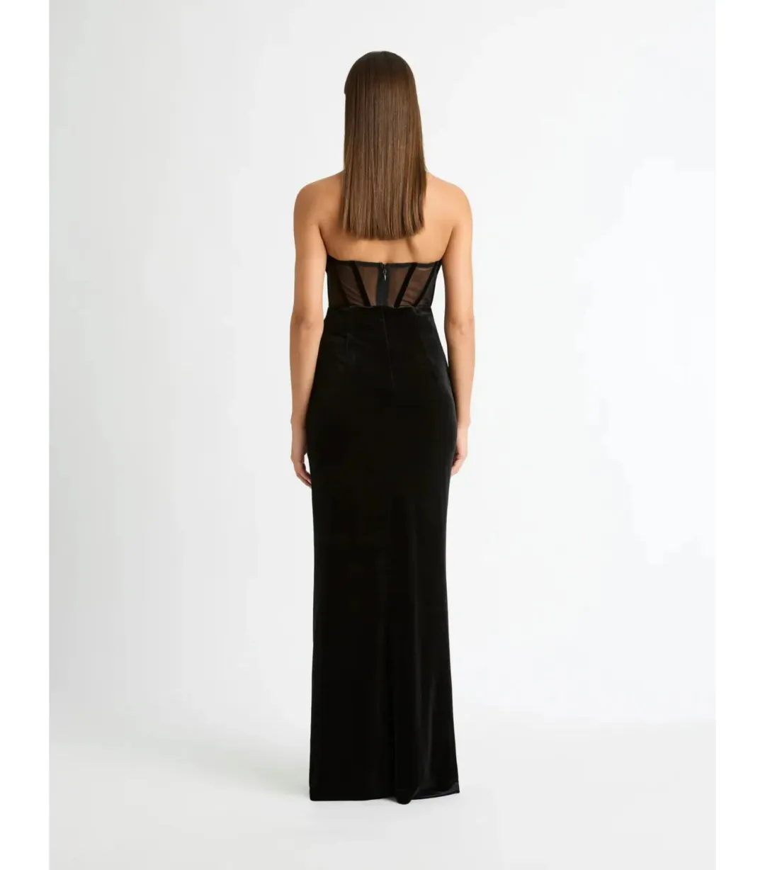 Sheike Trinity Maxi Dress Black Size AU 6 for rent on The Volte - main image