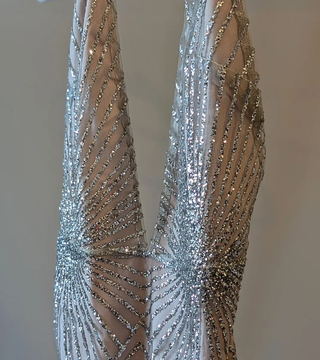 Meshki Mini Silver Sheer Size XS / AU 6  for rent on The Volte - main image