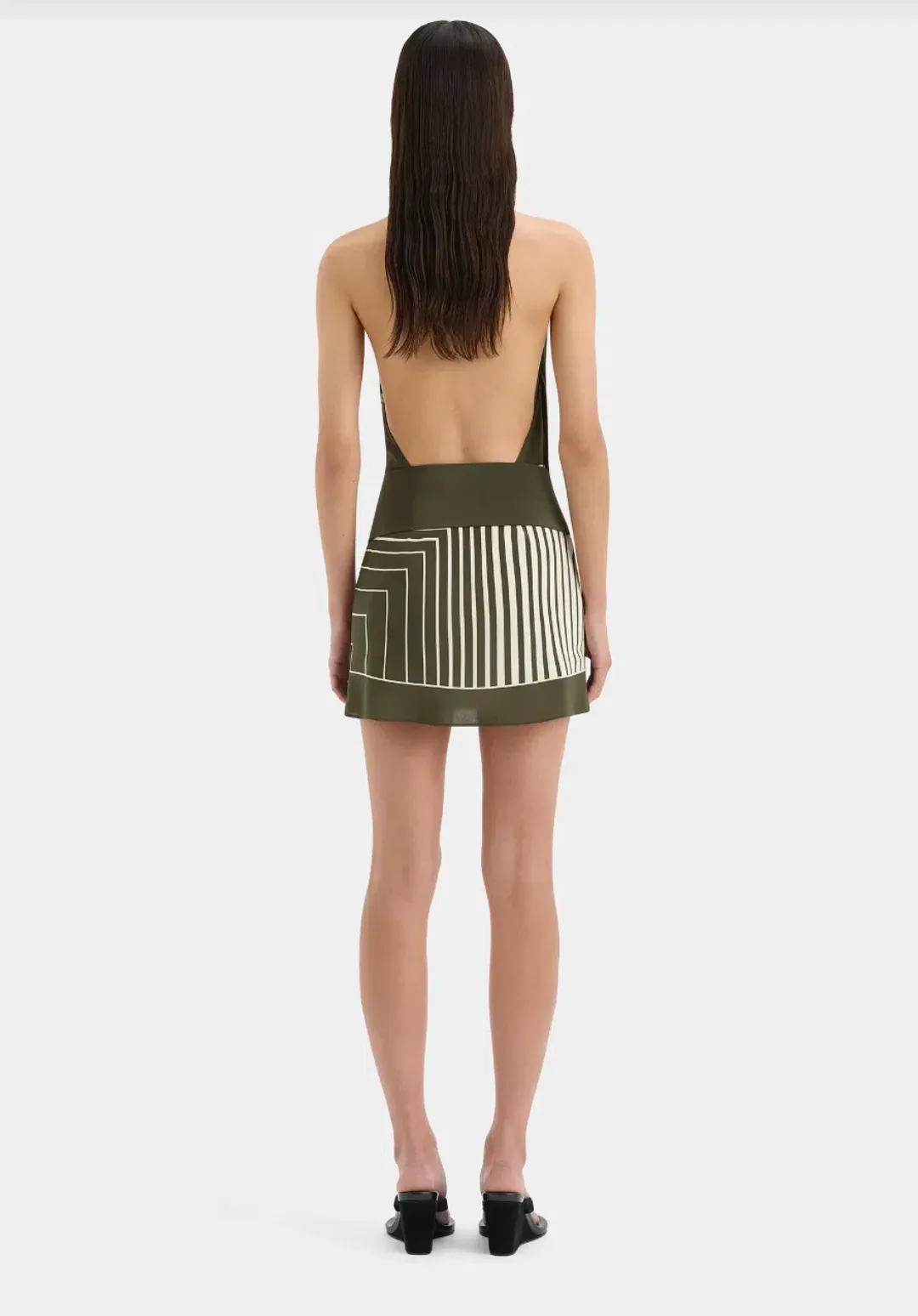 Sir the label Leilana Mini Dress in Garden Stripe Size 8  for rent on The Volte - main image
