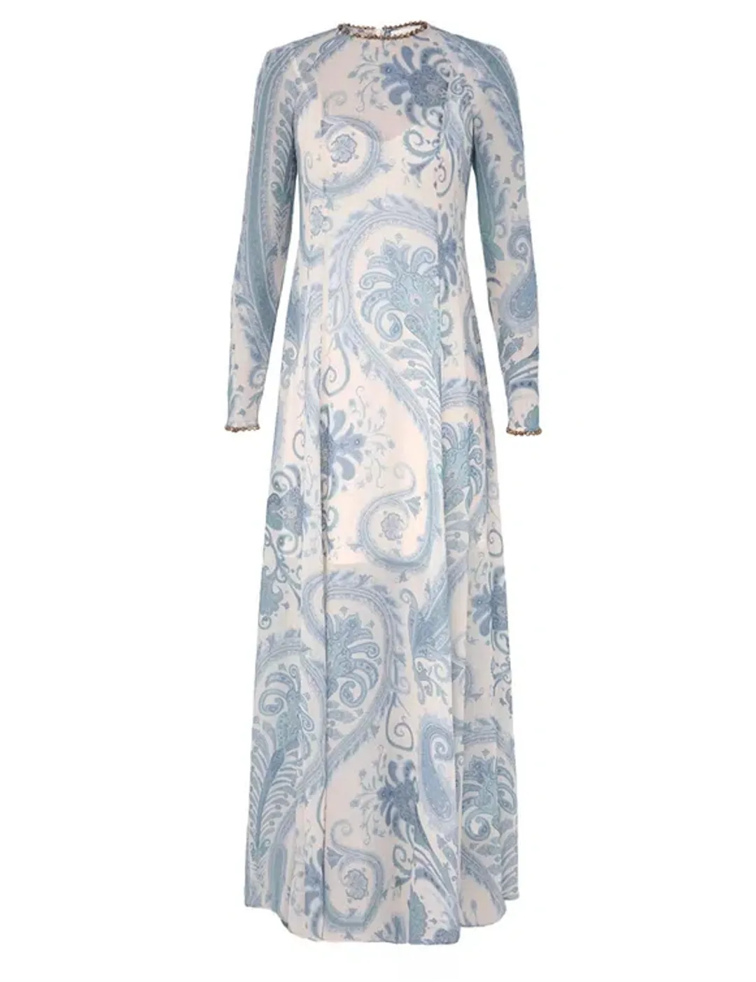 Zimmermann The Illuminate Sheath Dress in Turquoise Paisley Size 0/Au 8 for rent on The Volte - main image