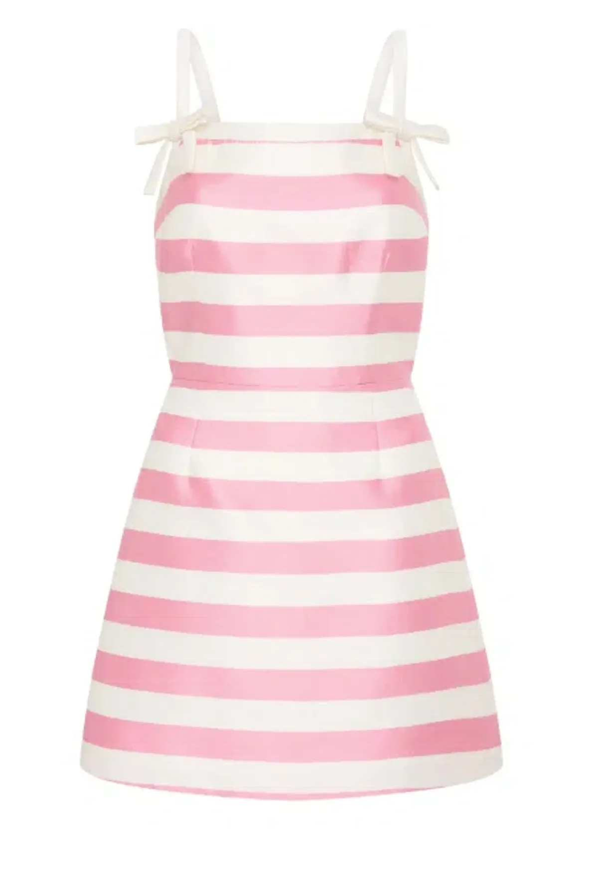 Rebecca Vallance Jocelyn Mini Dress Pink/White Size 10 - Image 3