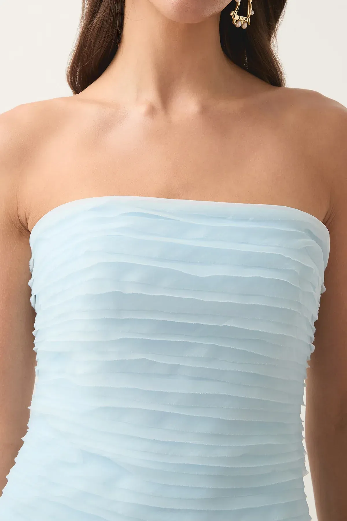 Aje Soundscape Maxi Dress Sea Breeze Size 6 - Image 2