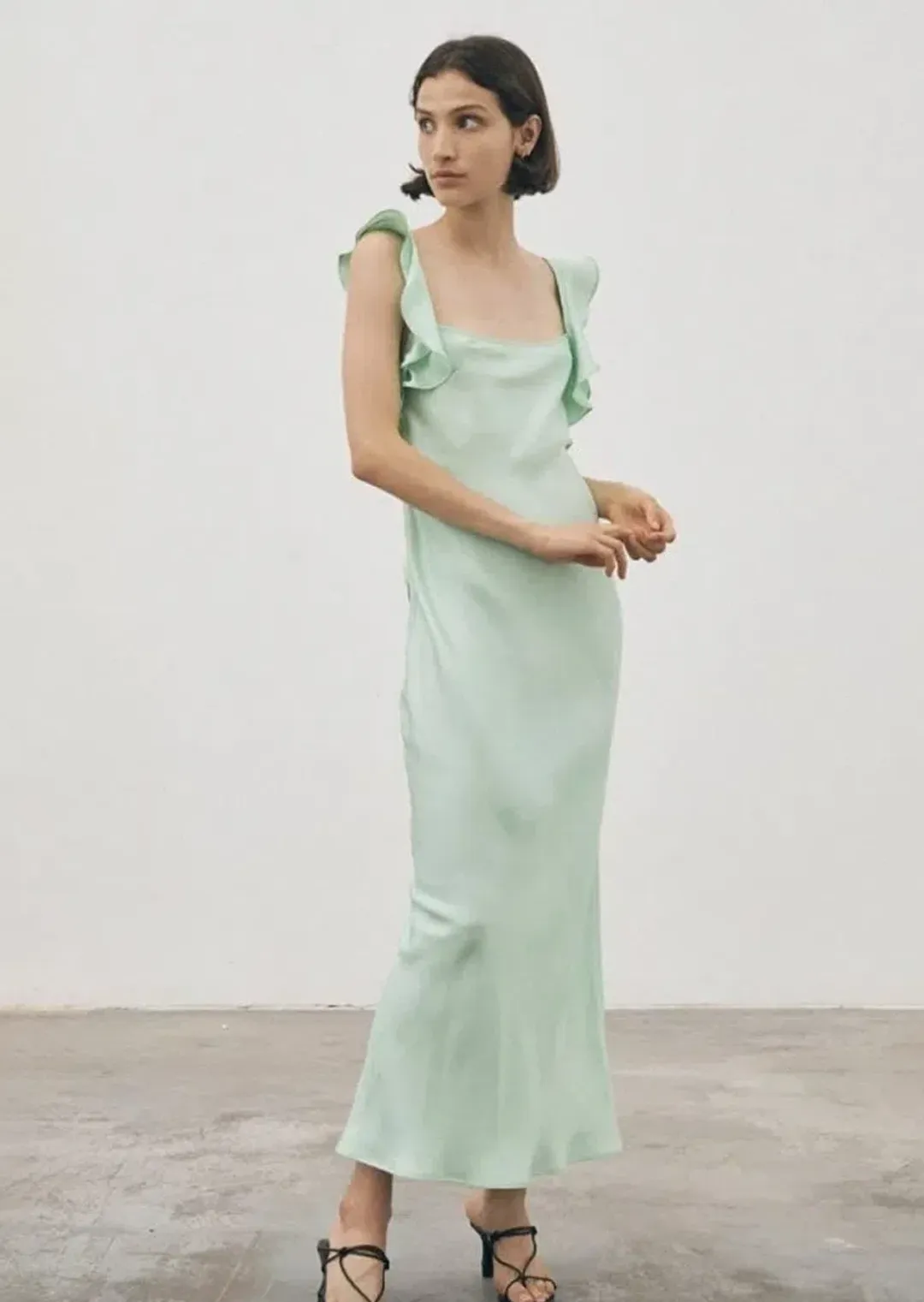 Maggie Marilyn Cover Girl Dress Mint Green Size 6 for rent on The Volte - main image