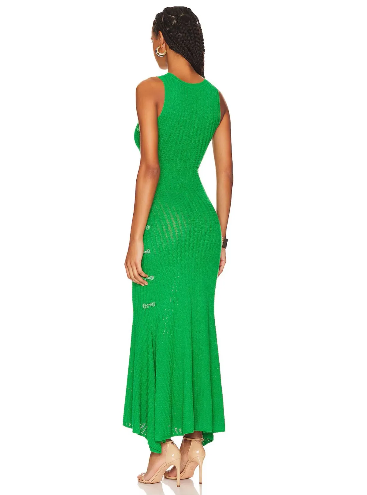 Sau Lee Angela Knit Dress Green Size 8 - Image 3