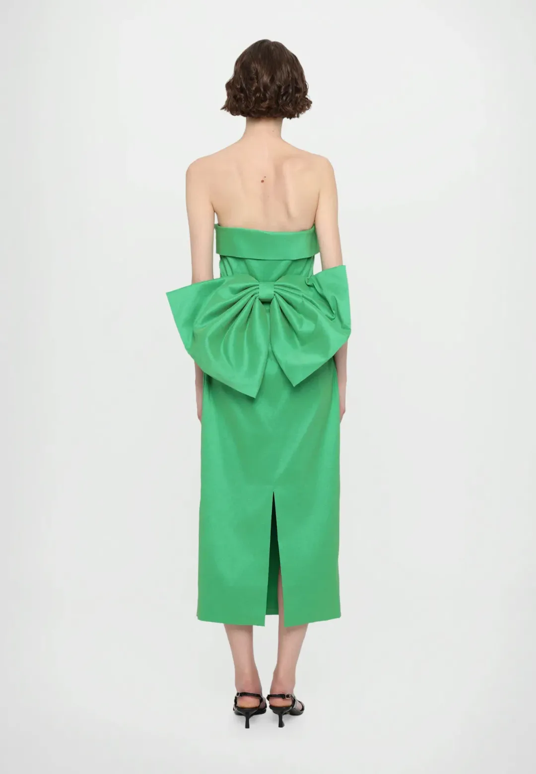 Rachel Gilbert Birdie Bow Dress in Green Size 2 / 10 AU for rent on The Volte - main image