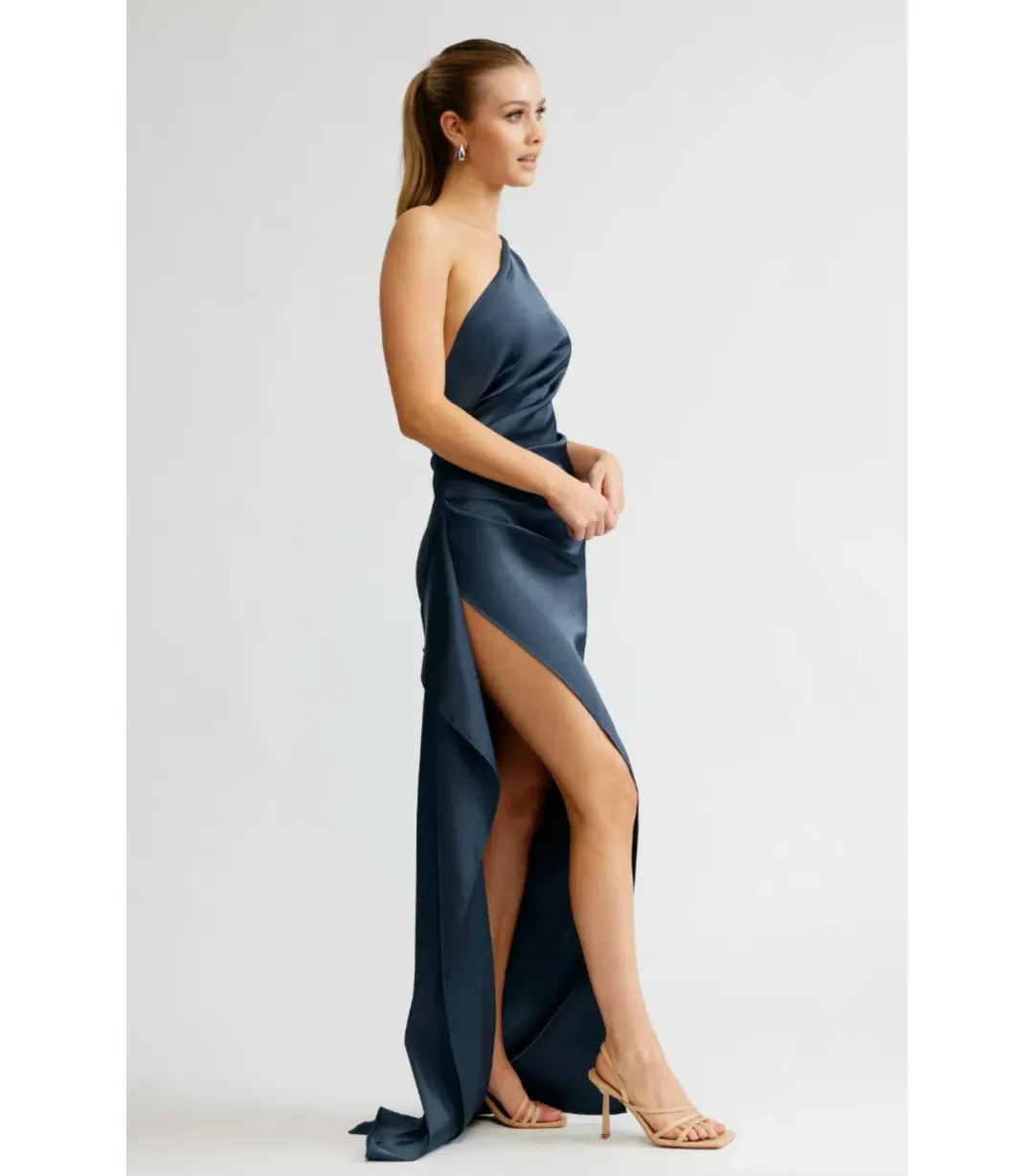 Lexi Samira Dress Orion Blue Size AU 10   for rent on The Volte - main image