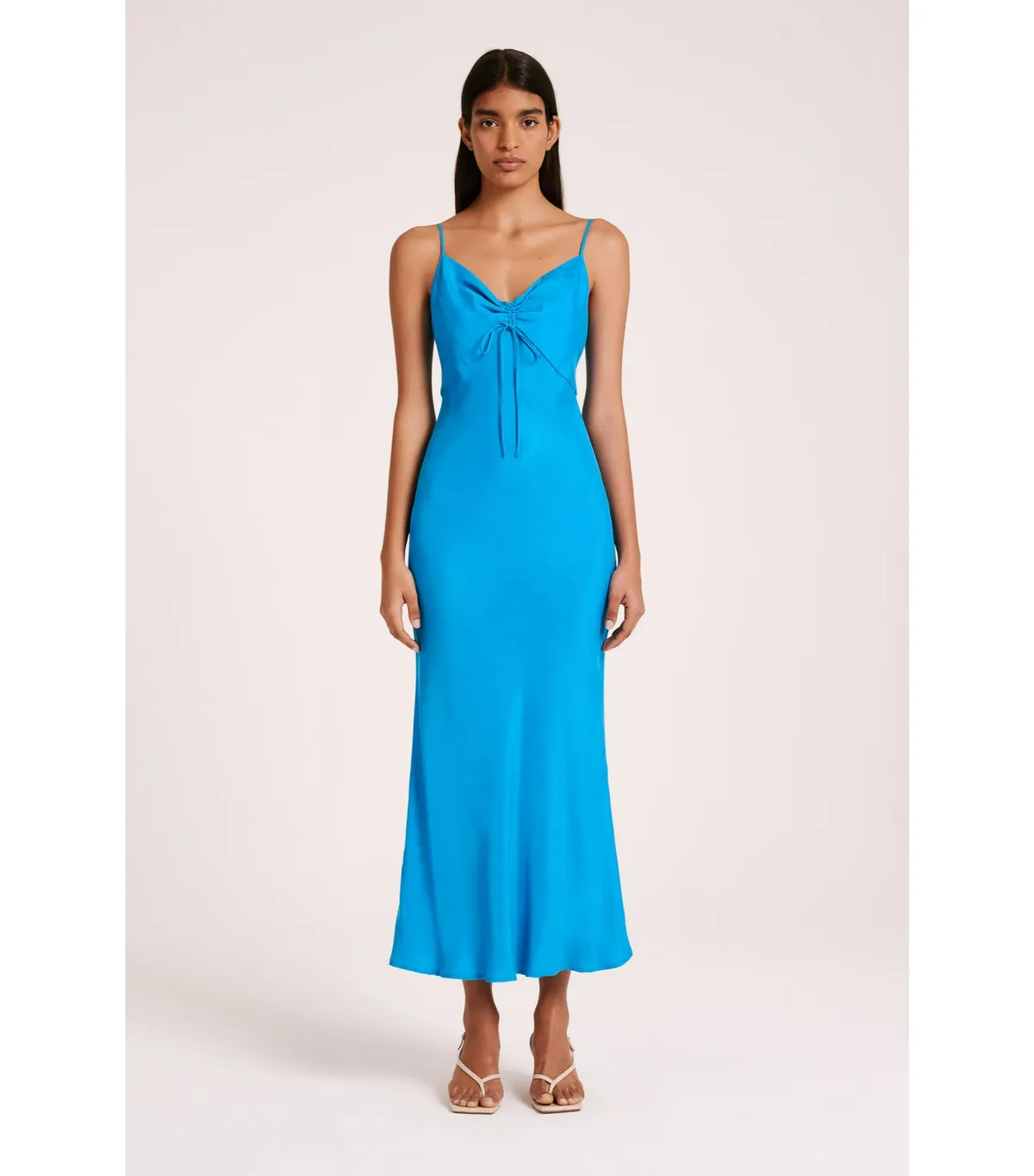 Nude Lucy Lea Cupro Dress Azure Size S / AU 8 - Image 1