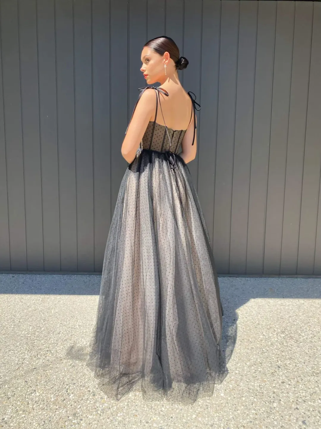 Gossip Gowns Emily Gown Black Size AU 4 for rent on The Volte - main image