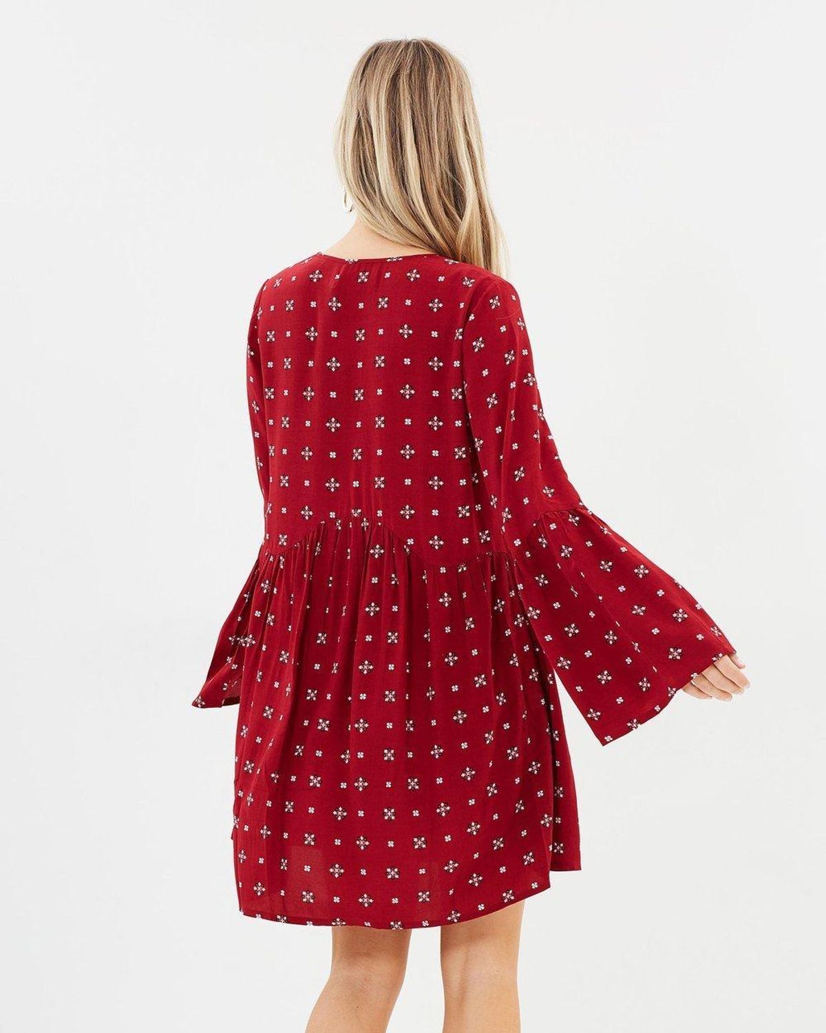 Tigerlily Morisot Dress in Red Size 8 - Image 2