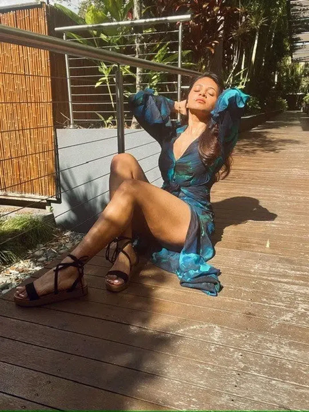 Rat & Boa Fiorella Maxi Dress Blue Size M / AU 10 for rent on The Volte - main image