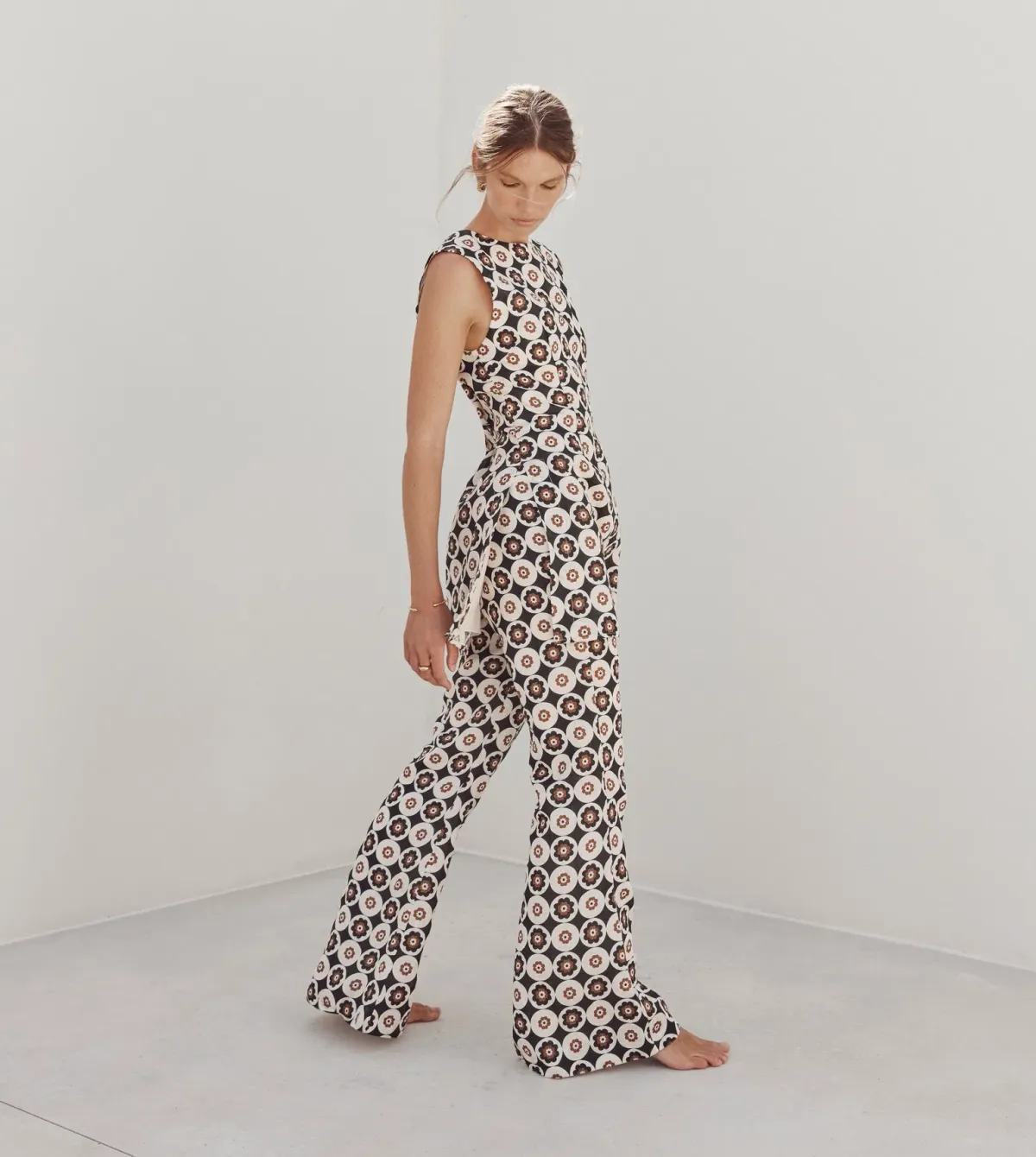 Dissh Dixon Tunic & Pant Set Floral Size 8 - Image 3