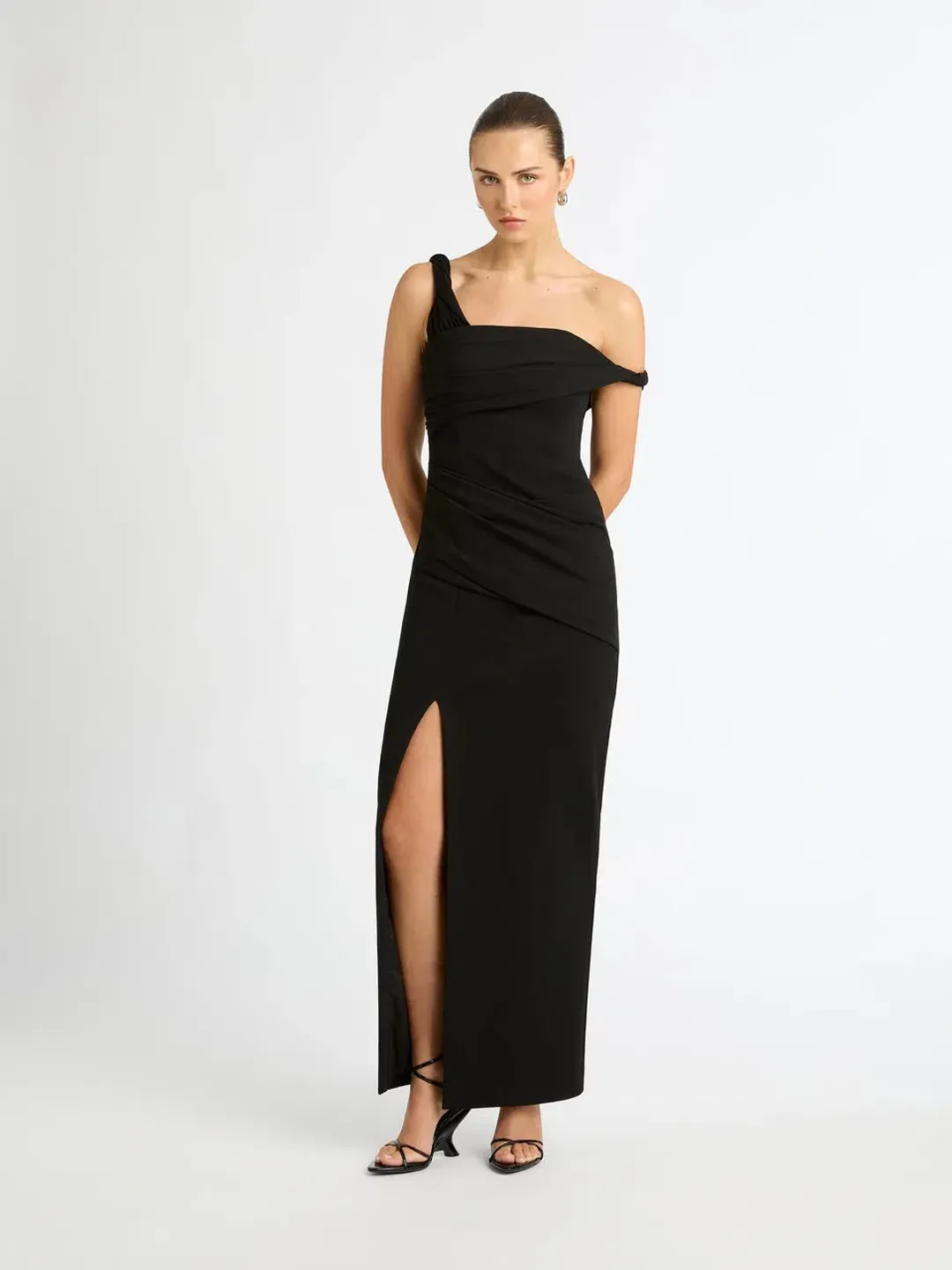 Sheike Reflections Gown Black Size 14 for rent on The Volte - main image