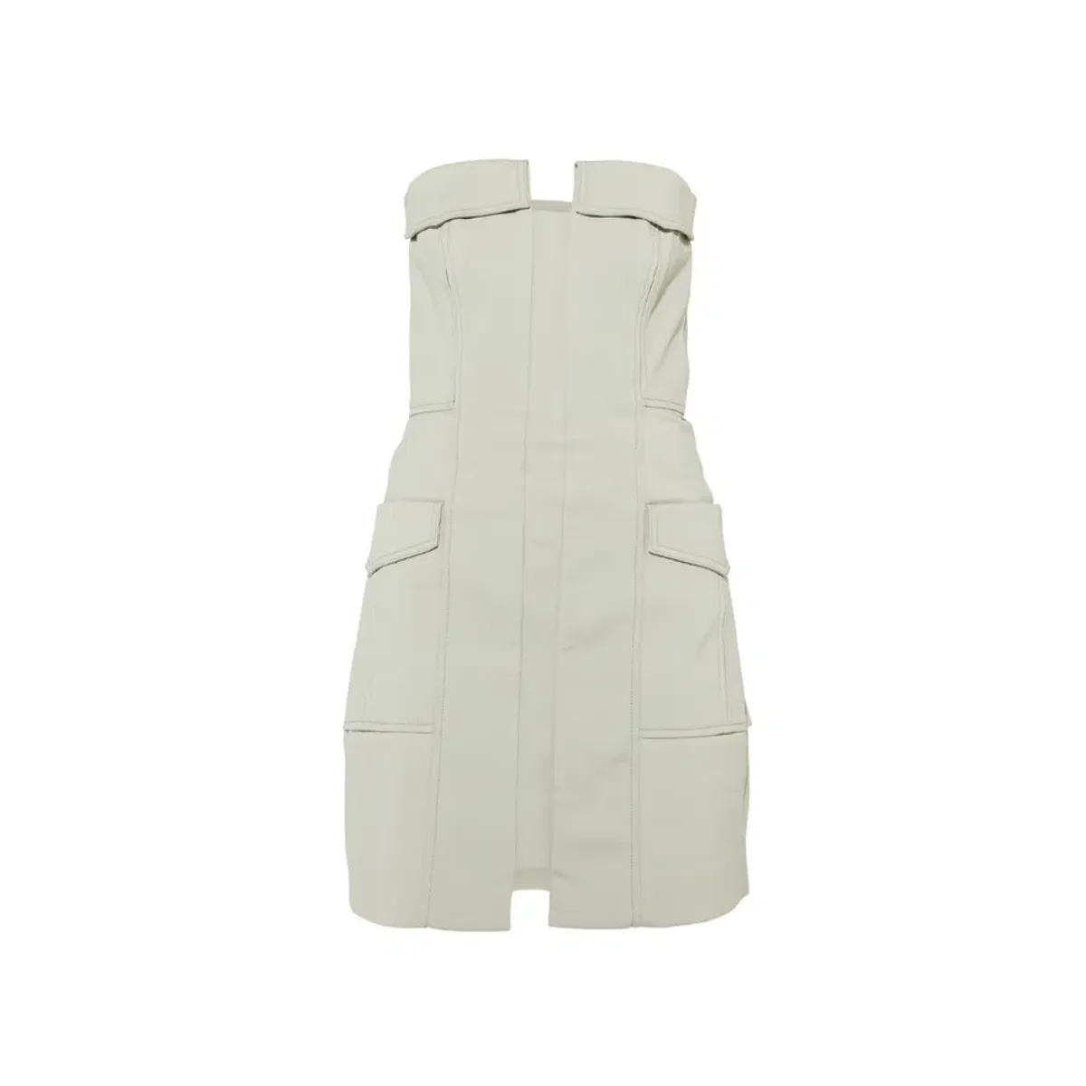 Dion Lee Pocket Bustier Mini Dress Green Size L / AU 12  - Image 2
