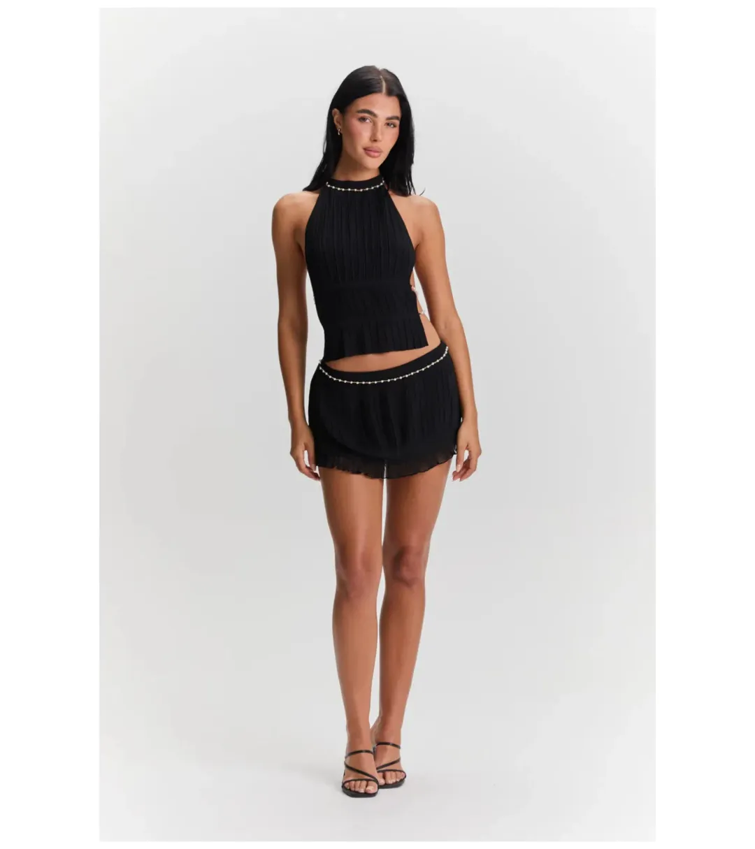 Sasha Therese Perla Set Black Size XS / AU 6 for rent on The Volte - main image