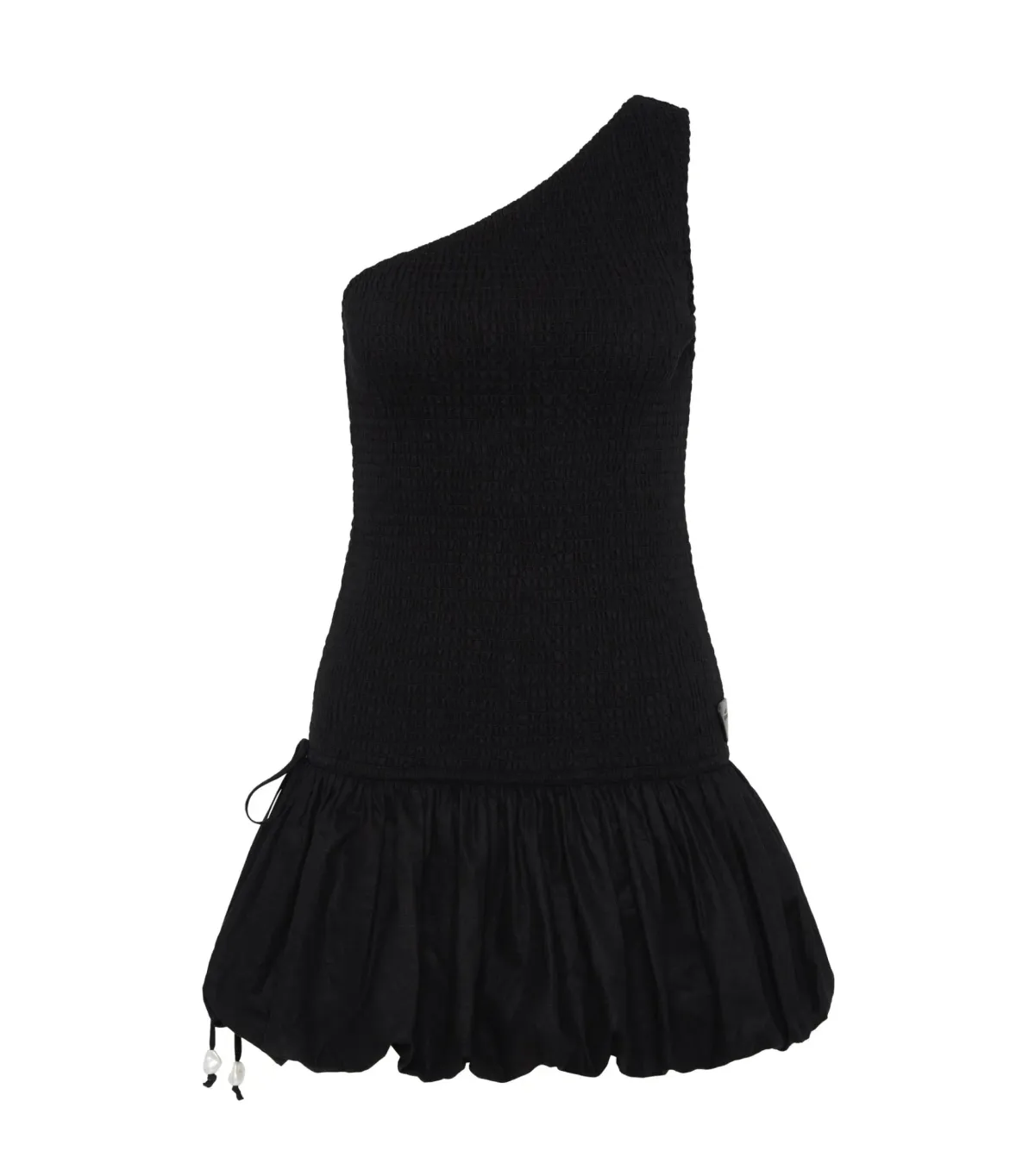 Aje Airlie One Shoulder Mini Dress Black Size AU 8 - Image 5