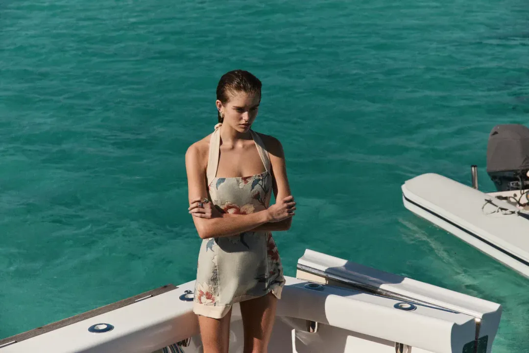 Sir The Label Roisin Mini Dress Bloom Floral Size 8  for rent on The Volte - main image