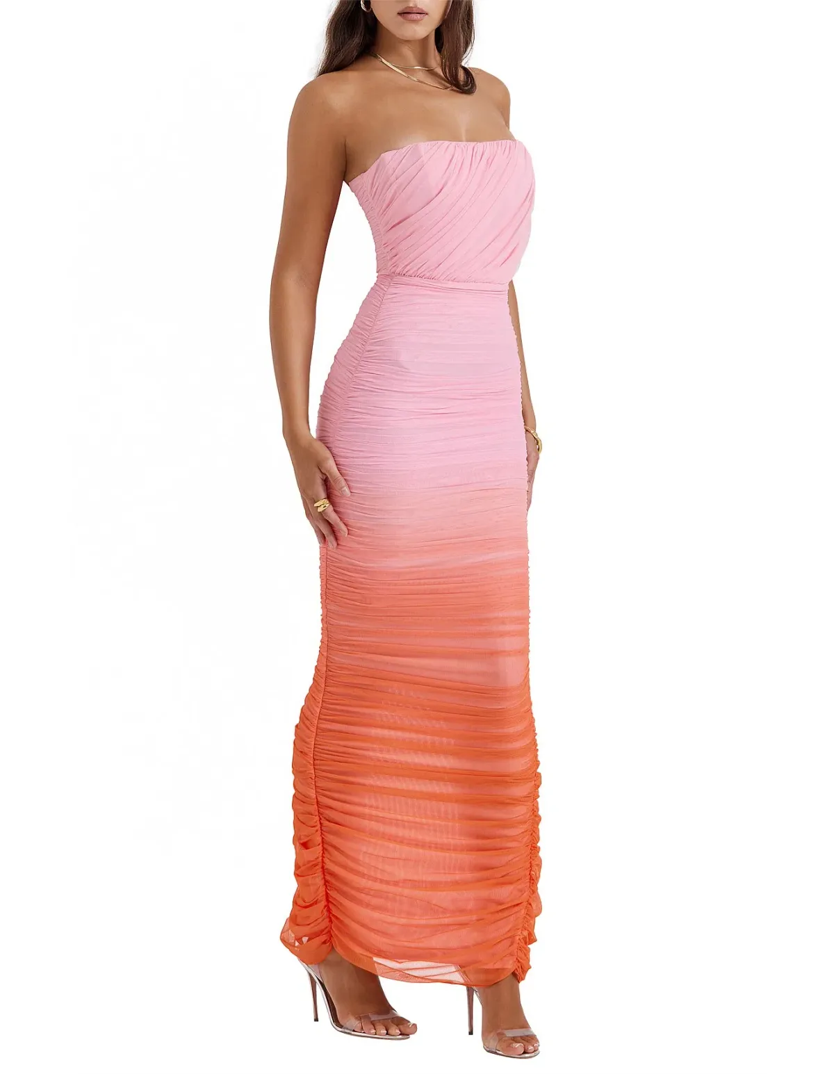 House of CB Sapphire Dress Ombre Size 6/XS - Image 2