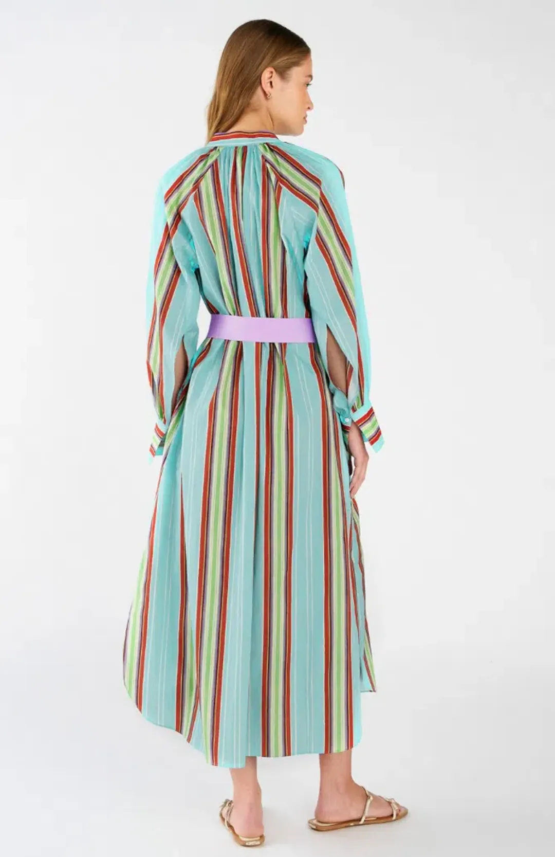 Oroton Shirtdress Midi Multi Size 12 for rent on The Volte - main image