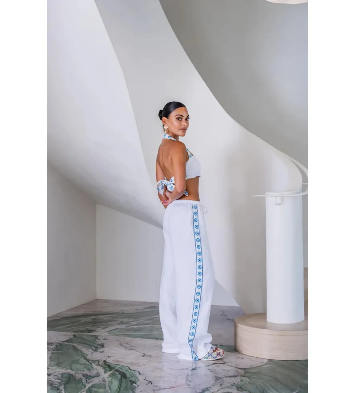 Sneaky Link Evil Eye Set White Size Small / Au Size 8 - Image 4