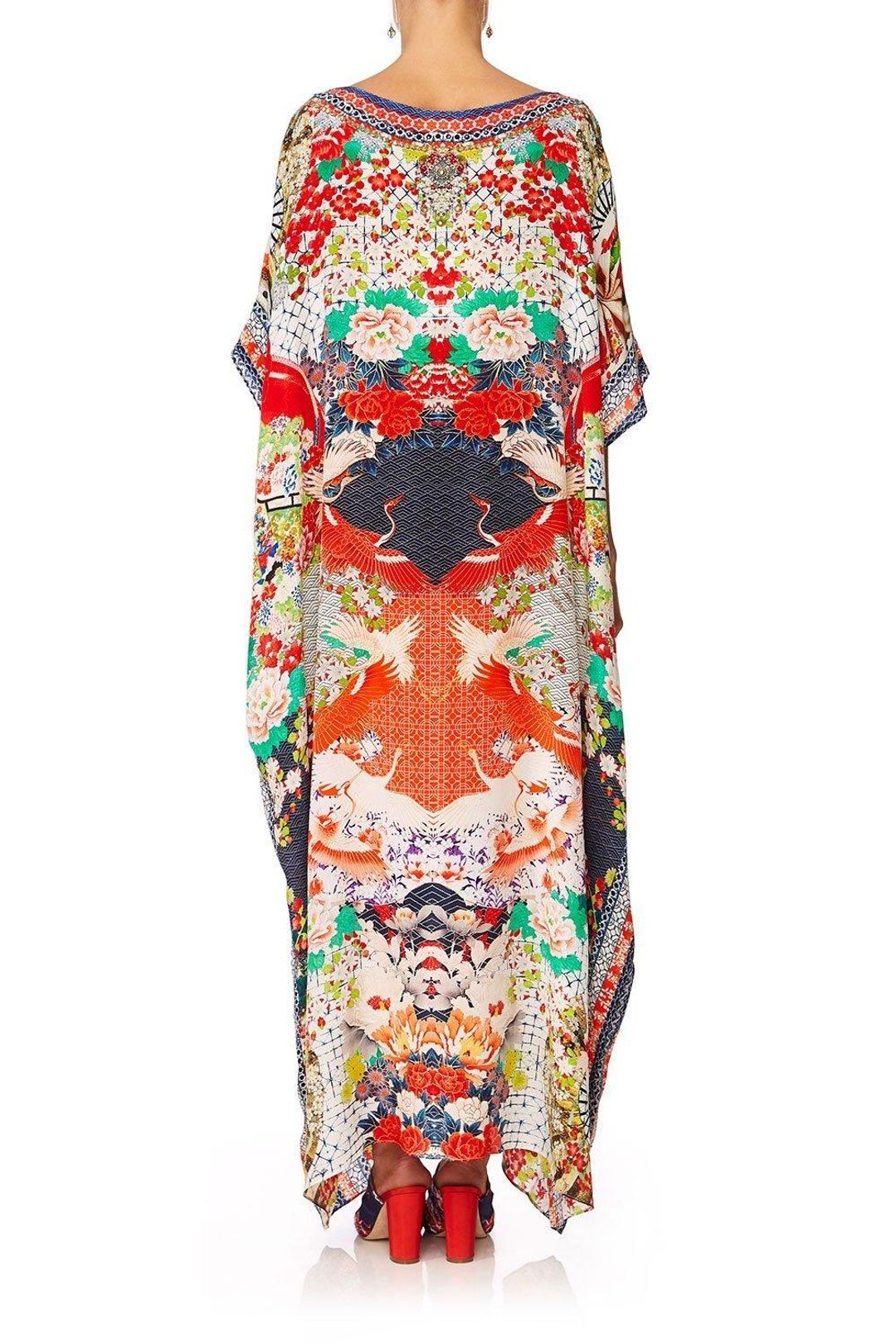 Camilla Geisha Girl Round Neck Kaftan One Size for rent on The Volte - main image