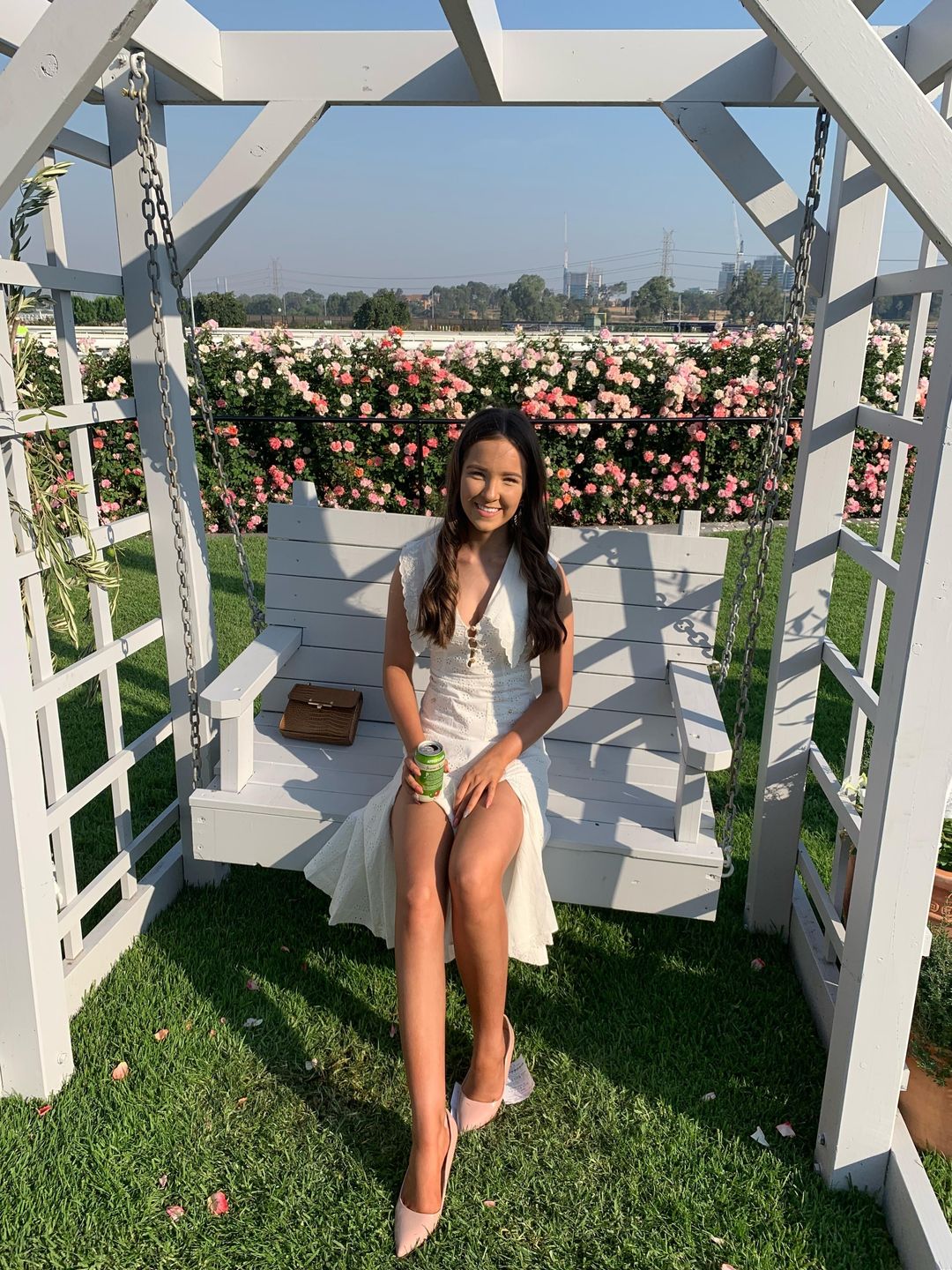 Alice McCall Wilde Grotto Midi Dress Porcelain White Size 4 for rent on The Volte - main image