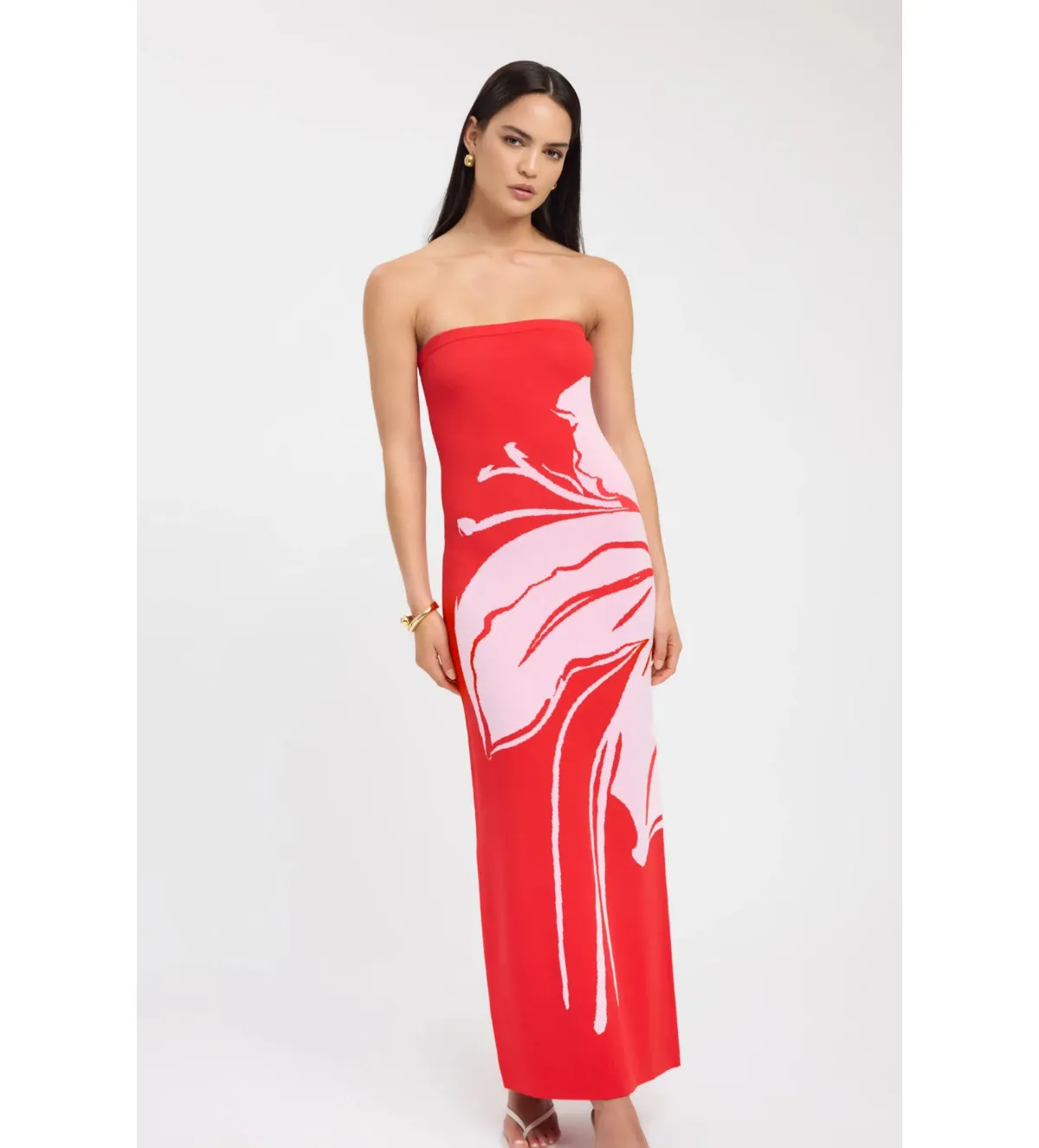 Kookai Aloha Strapless Dress Size 8 - Image 2