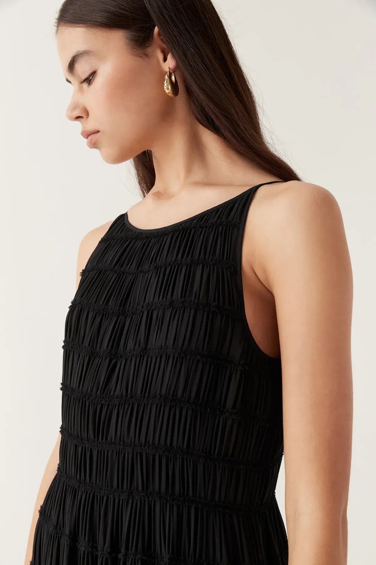 Aje Rosewood Ruched Maxi Dress Size 14 - Image 2