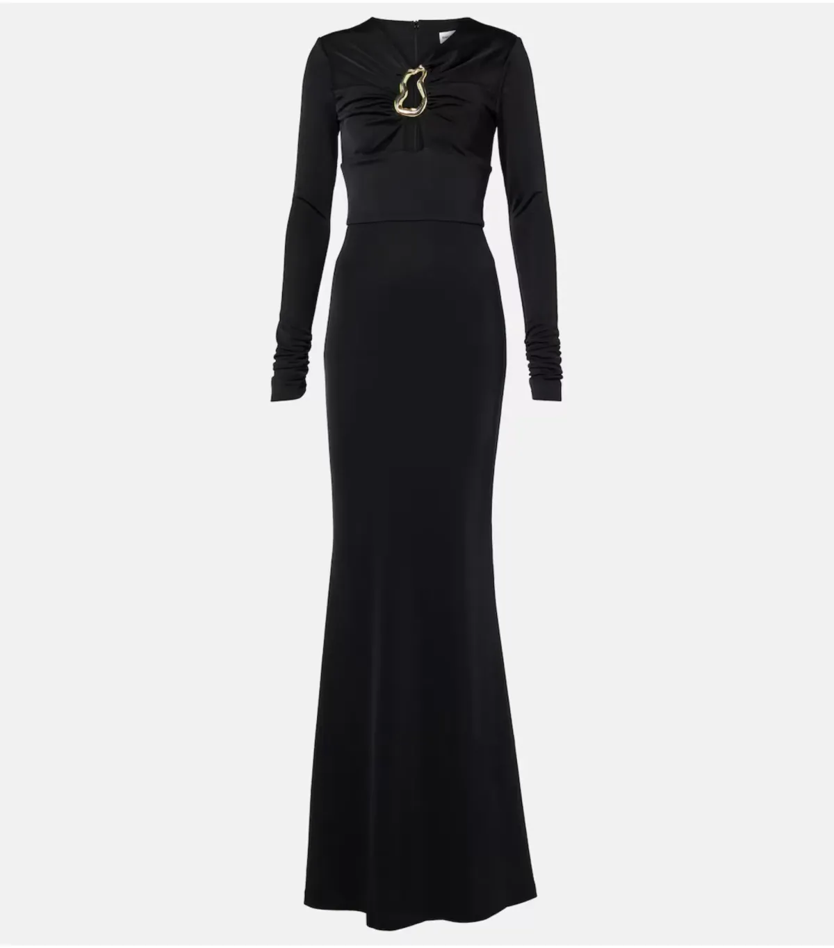 Rebecca Vallance Domenica Cut Out Gown Black Size AU 14 - Image 4