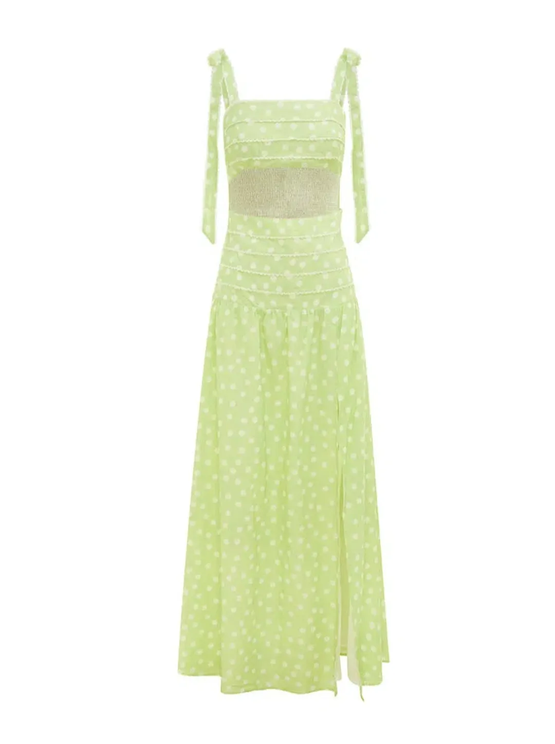 Issy Adore Maxi Dress Green Size 8 for rent on The Volte - main image