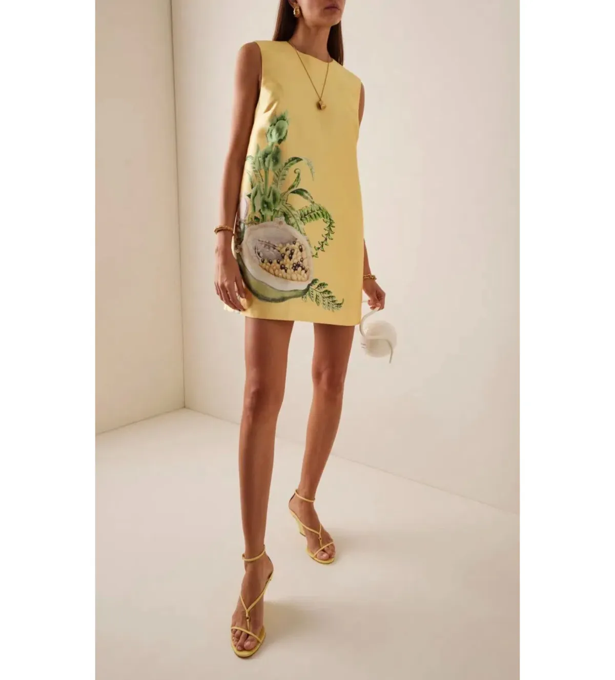 Alemais Sol Mini Dress Yellow Size AU 8 - Image 1