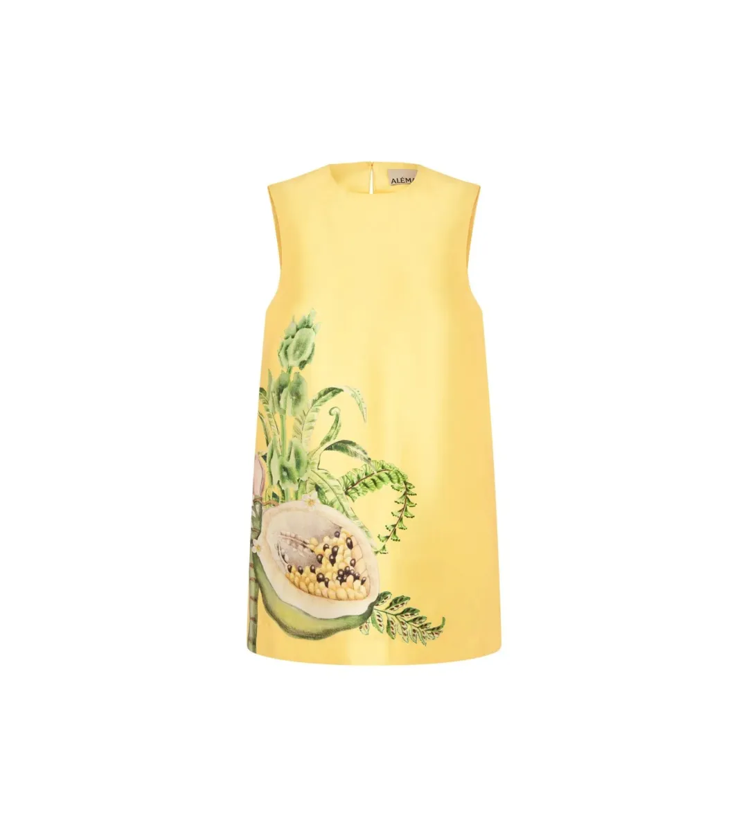 Alemais Sol Mini Dress Yellow Size AU 8 for rent on The Volte - main image