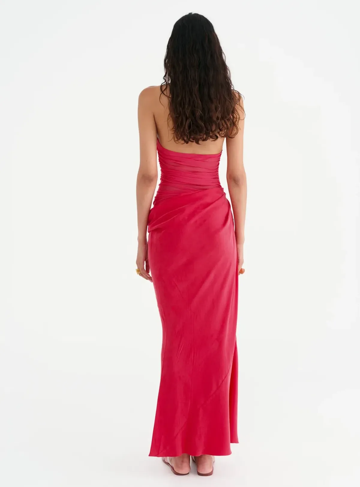 Benni Gina Maxi Dress  in Watermelon Size 8 - Image 3