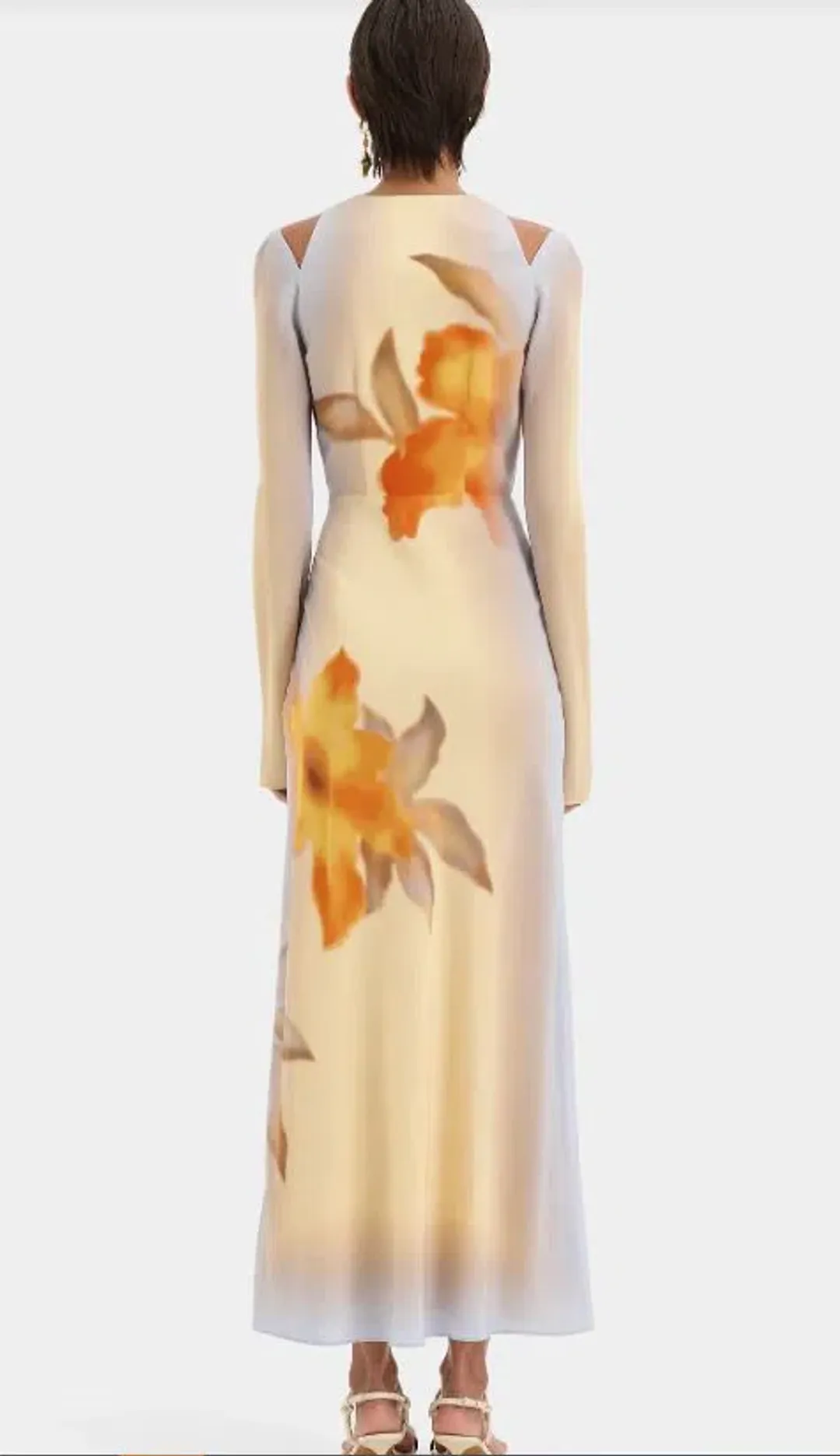 Sir Serene Scarf Midi Dress Sequoia Print Size 1 / Aus 8 for rent on The Volte - main image
