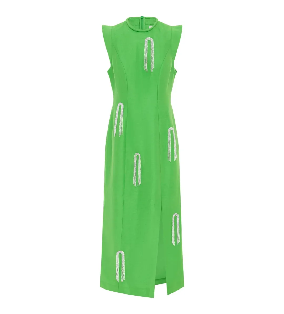Alemais Dazzle Midi Dress Green Size AU 8  for rent on The Volte - main image