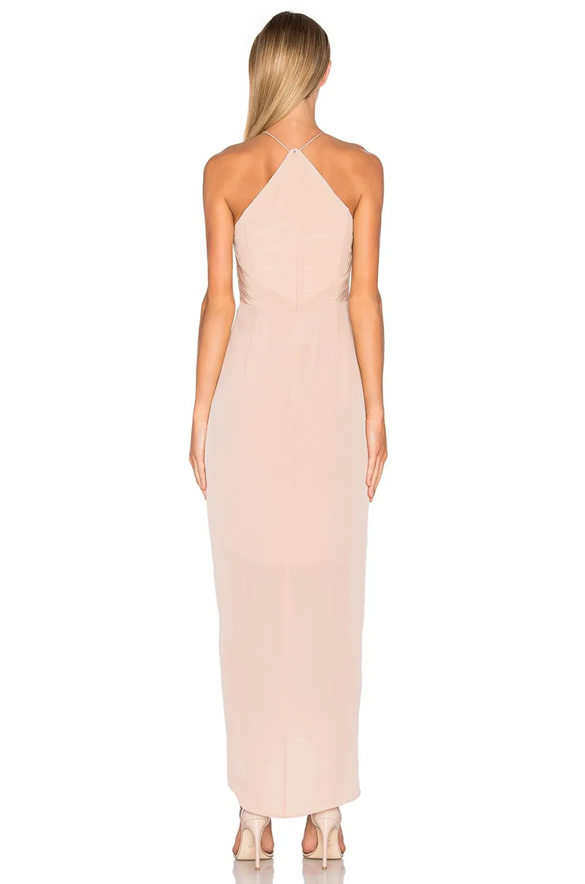 Zimmermann Silk Tuck Long Dress Pink Size 2 / AU 12 - Image 3