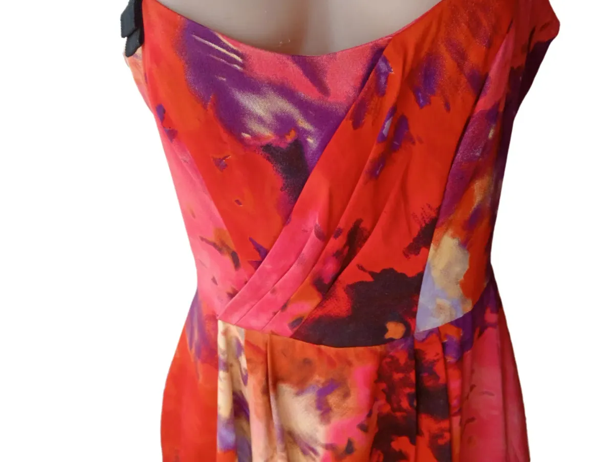 Cue in the City Colourful Summer Dress AU 12 - Image 3