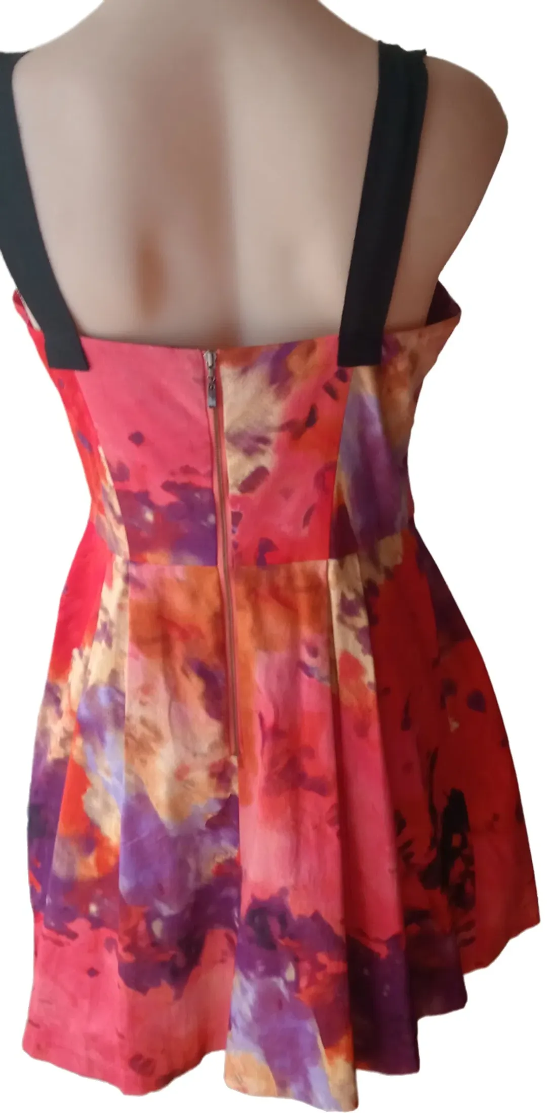 Cue in the City Colourful Summer Dress AU 12 for rent on The Volte - main image