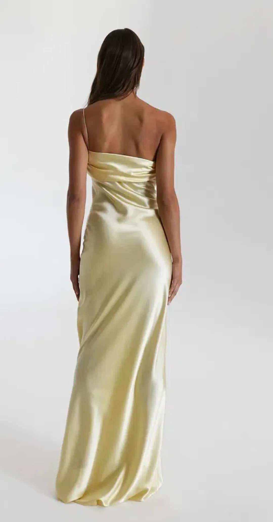 Natalie Rolt Mikayla Gown Yellow Size 8 for rent on The Volte - main image