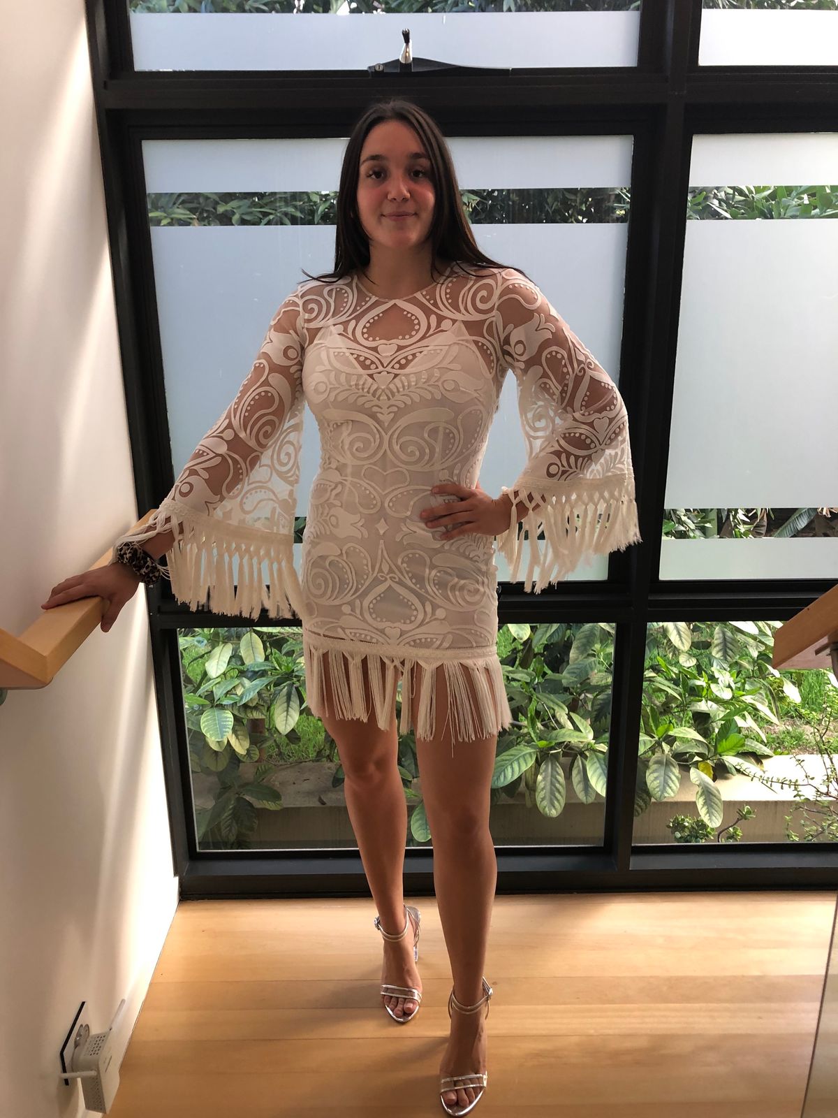 Alice McCall White Rhiannon Mini Dress White Size 8 - Image 1